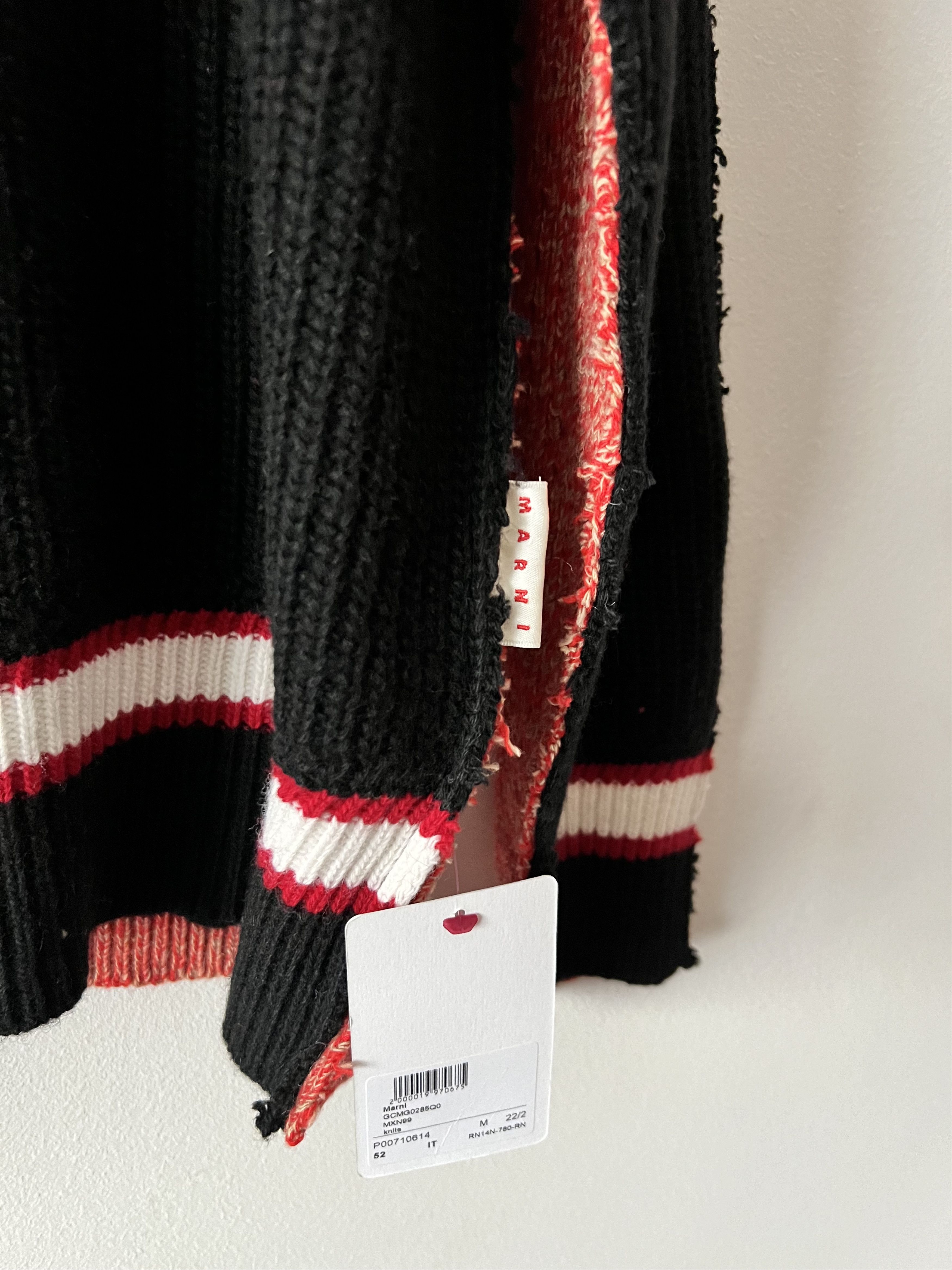 Marni Alpaca Knit 2 Color Size US L / EU 52-54 / 3 - 12 Thumbnail