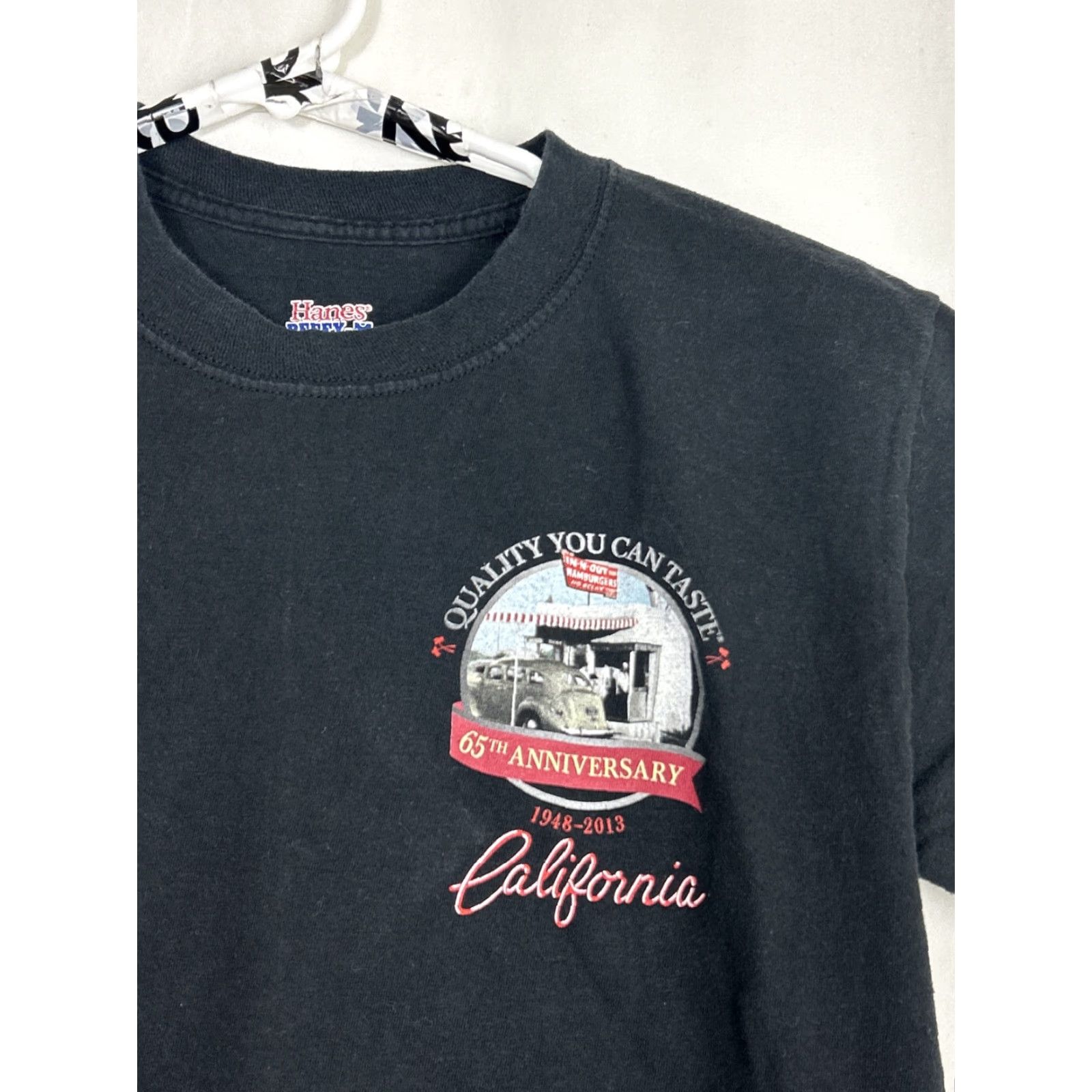 Vintage In N Out Shirt Short Sleeve T-Shirt 65th Anniversary LA Skyline 2013 Black S Mens Size US S / EU 44-46 / 1 - 2 Thumbnail