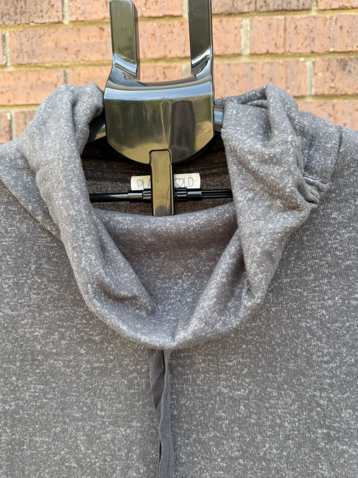 Other Planet Gold Cowl Neck Sweater Tunic Top Grey Kangaroo Pocket Size M / US 6-8 / IT 42-44 - 4 Thumbnail