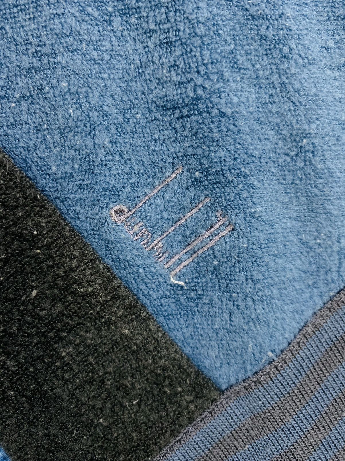 Alfred Dunhill Vintage 90s Dunhill London Geometric Fleece Sweatshirt L Size US L / EU 52-54 / 3 - 6 Thumbnail
