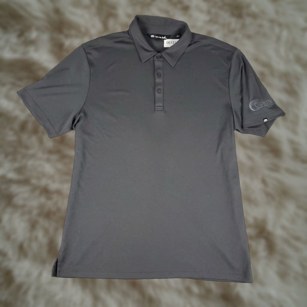 TravisMathew Travis Mathew Polo Shirt Mens Large Gray Golf Performance Short Sleeve Short Sleeve Size US L / EU 52-54 / 3 - 1 Thumbnail