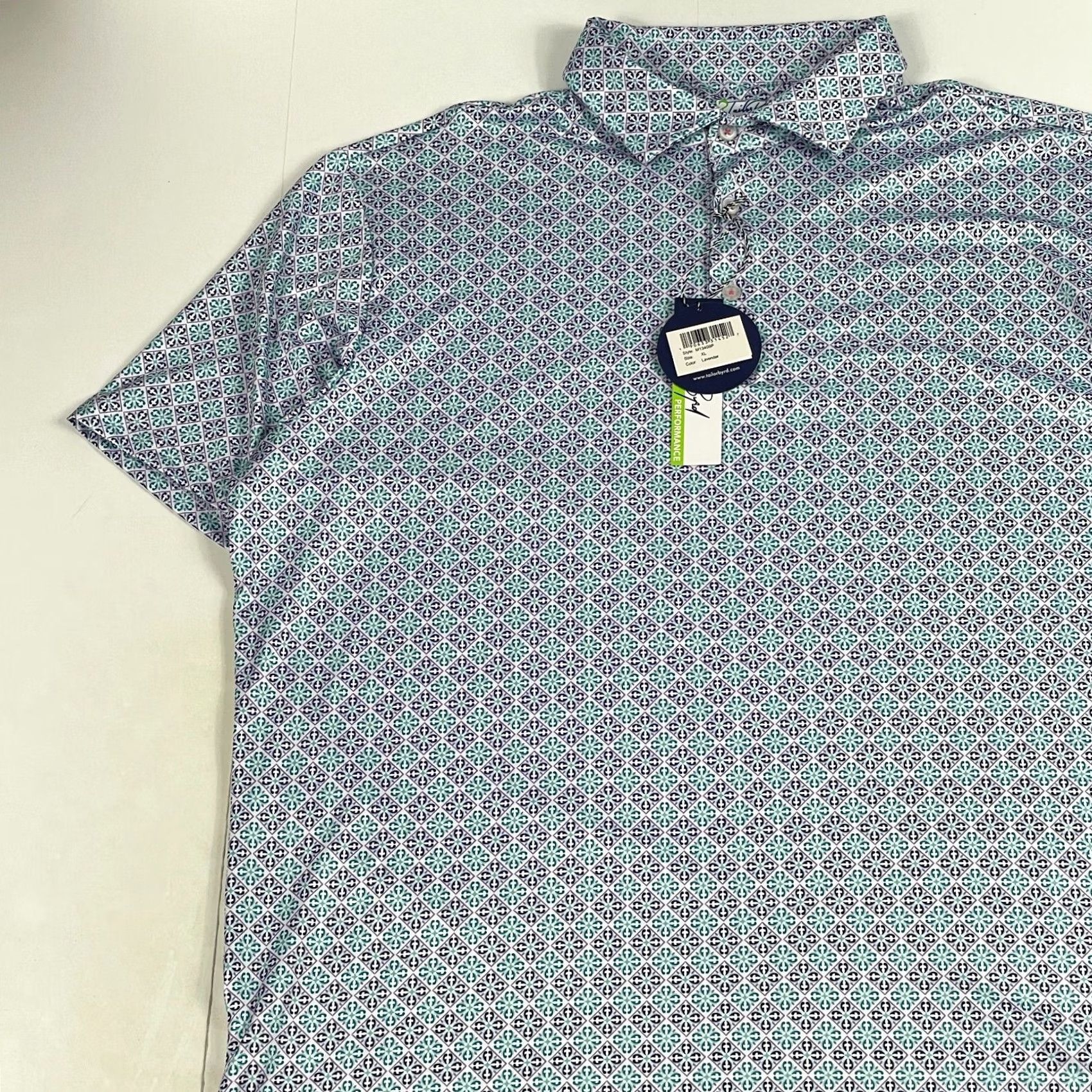Tailorbyrd TaylorByrd Purple Polo Shirt XL Men's Short Sleeve Golf Activewear Size US XL / EU 56 / 4 - 2 Thumbnail