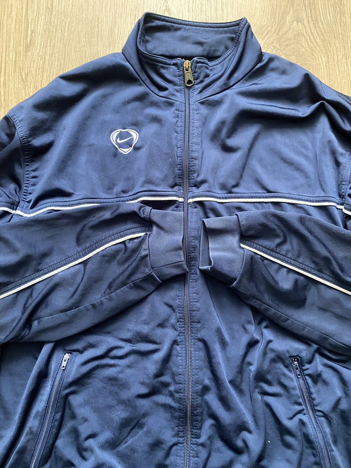 Nike × Vintage Vintage 90's Nike Y2K Style Logo Baggy Track Suit Drip Size US XL / EU 56 / 4 - 3 Thumbnail