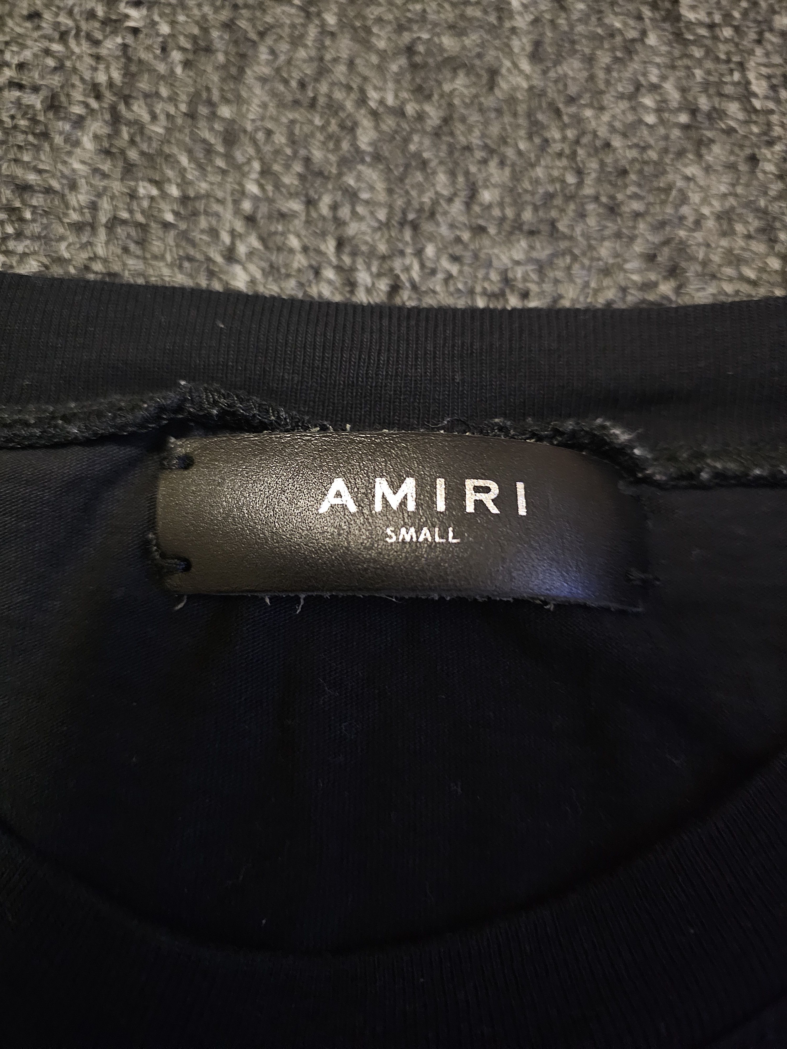 Amiri Amiri Black Pink Logo Print T-Shirt Size S Size US S / EU 44-46 / 1 - 3 Thumbnail