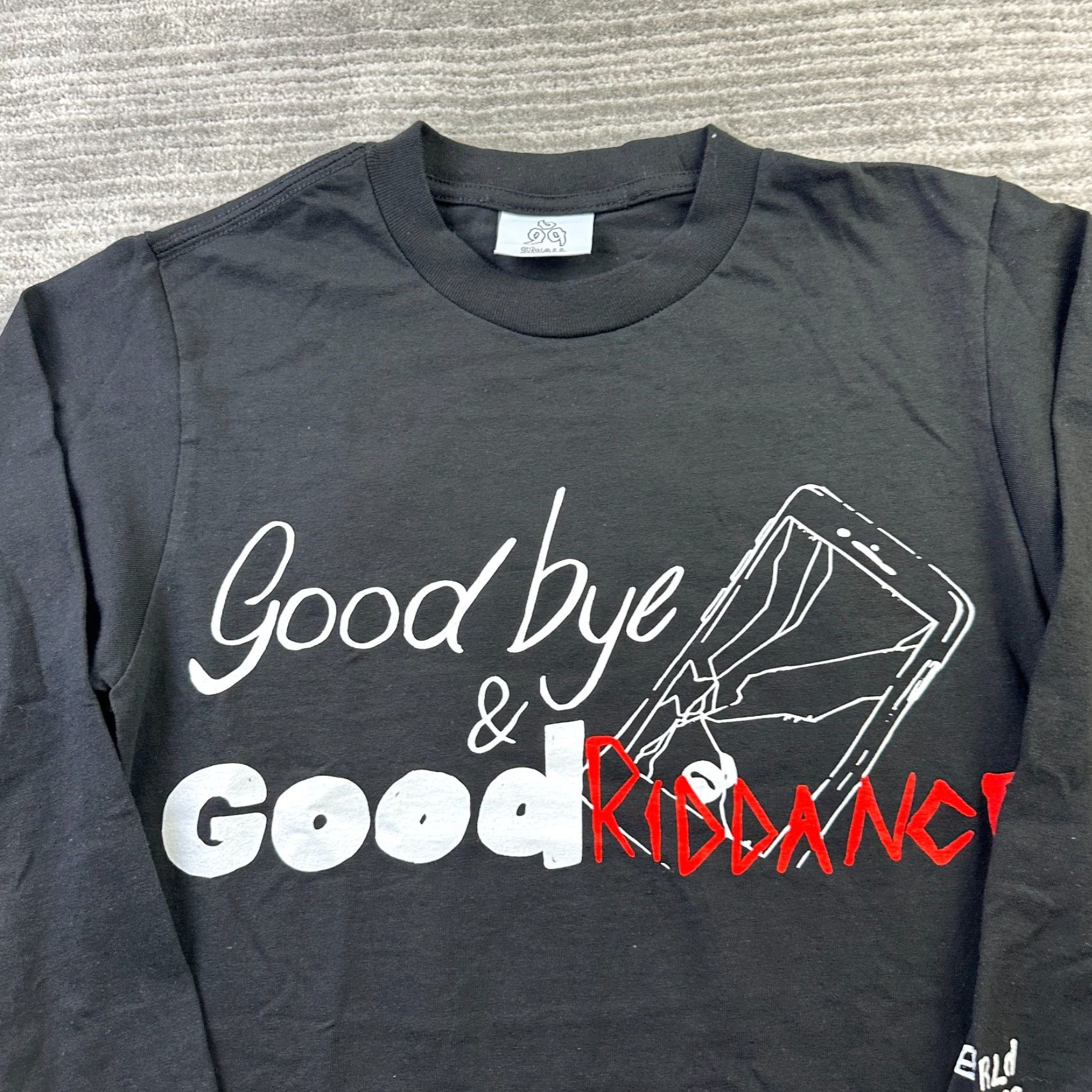 Vintage Juice WRLD Shirt Mens Small Black Goodbye & Good Riddance 999 T-Shirt Crew Neck Long Sleeve Graphic Print Size US S / EU 44-46 / 1 - 4 Thumbnail