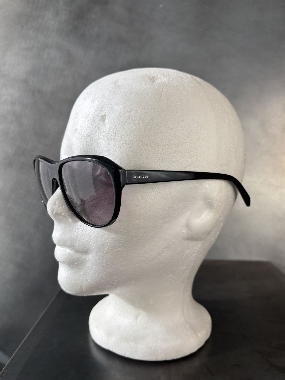 Jil Sander Sunglasses JS 695S Black Made in Italy 2000s VTG
