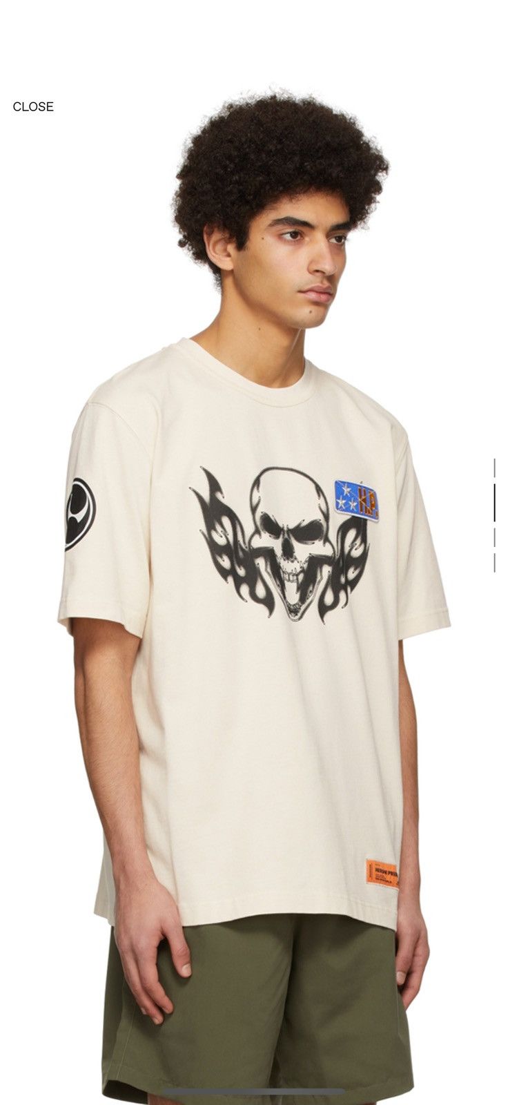 Heron Preston Herron Preston Off-White Cotton T-Shirt Size US XS / EU 42 / 0 - 11 Thumbnail