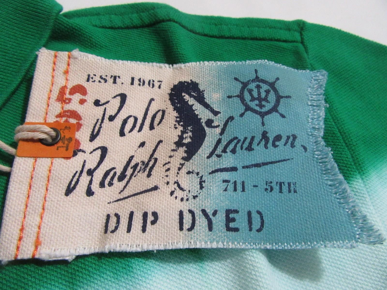 Polo Ralph Lauren Polo Ralph Lauren Mens Custom Fit Slim Dip Dyed Shirt NWT Size US M / EU 48-50 / 2 - 2 Thumbnail