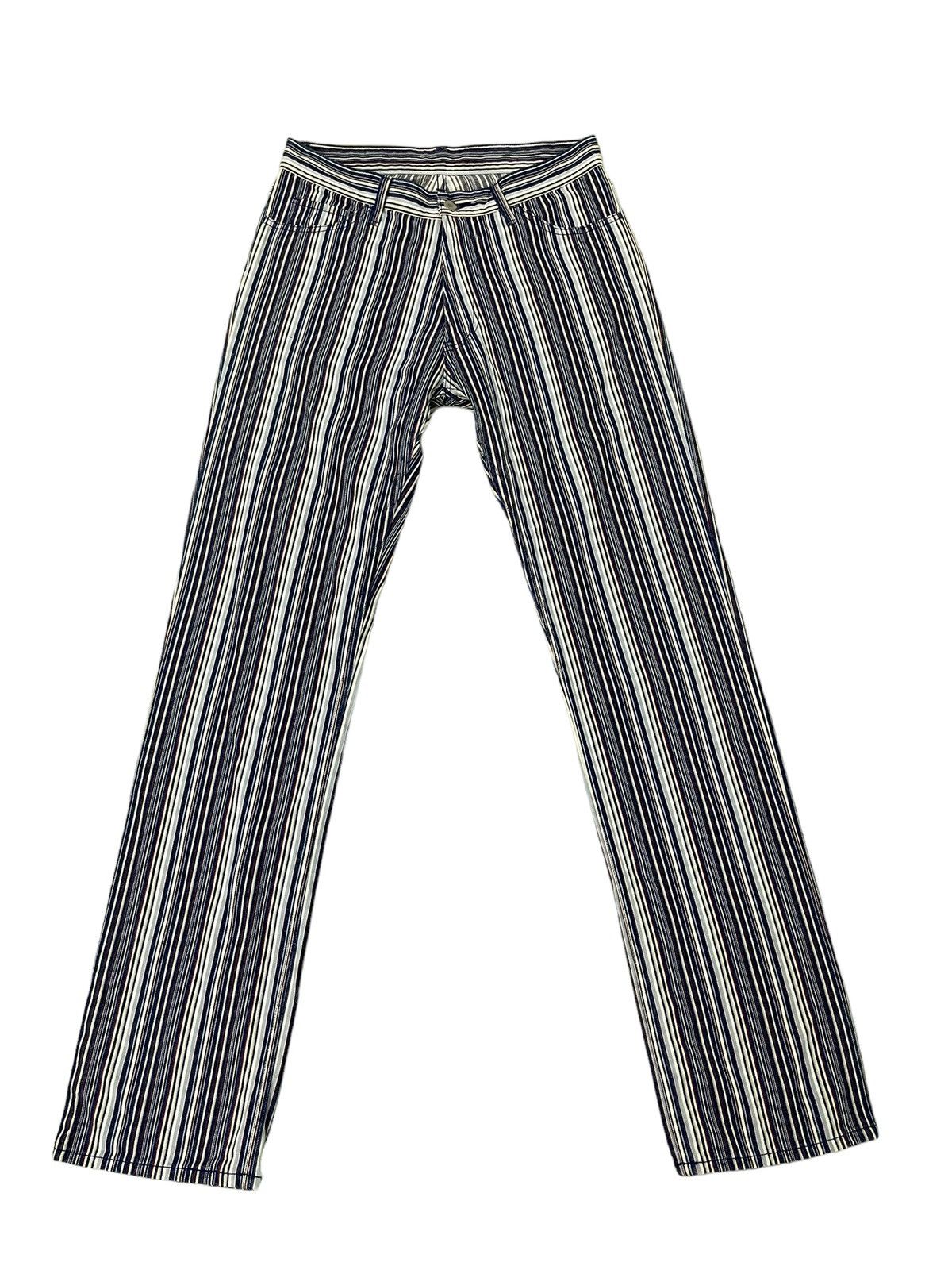Japanese Brand Striped Jeans Les Vis A Bois Japan Regular Straight 7🟦7 Size US 30 / EU 46 - 1 Thumbnail