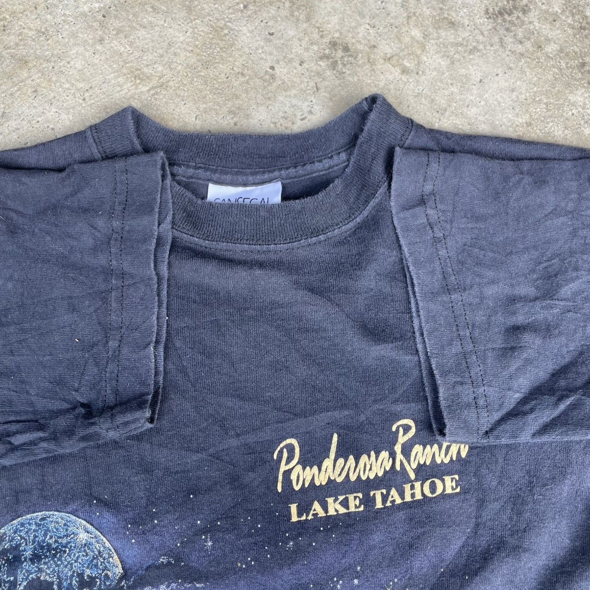 Habitat × Vintage 🔥Vintage 90s Lake Tahoe A Man With A Horse Mirror Print Tee Size US XXS / EU 40 - 7 Thumbnail