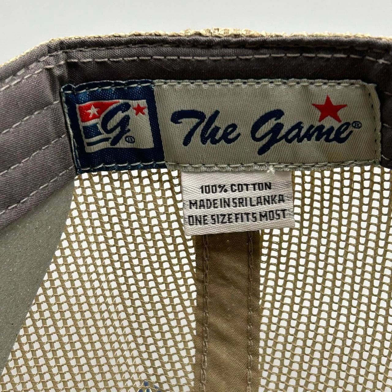 The Game The Game Trucker Hat Men Gray Blank Plain Snap Back Cotton Size ONE SIZE - 7 Thumbnail