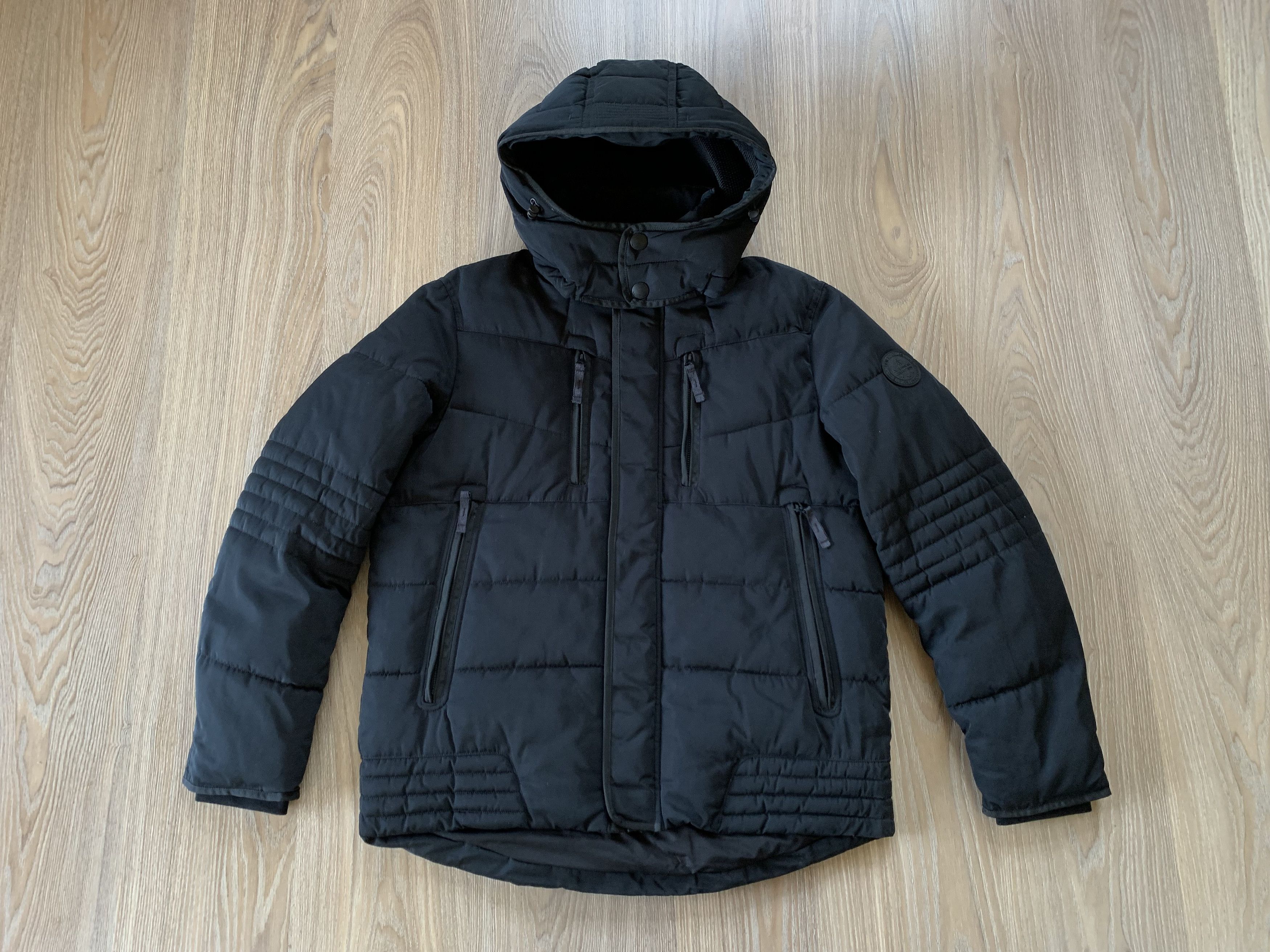 Other C&A Black Winter Pocket Hood Jacket Size US M / EU 48-50 / 2 - 2 Thumbnail