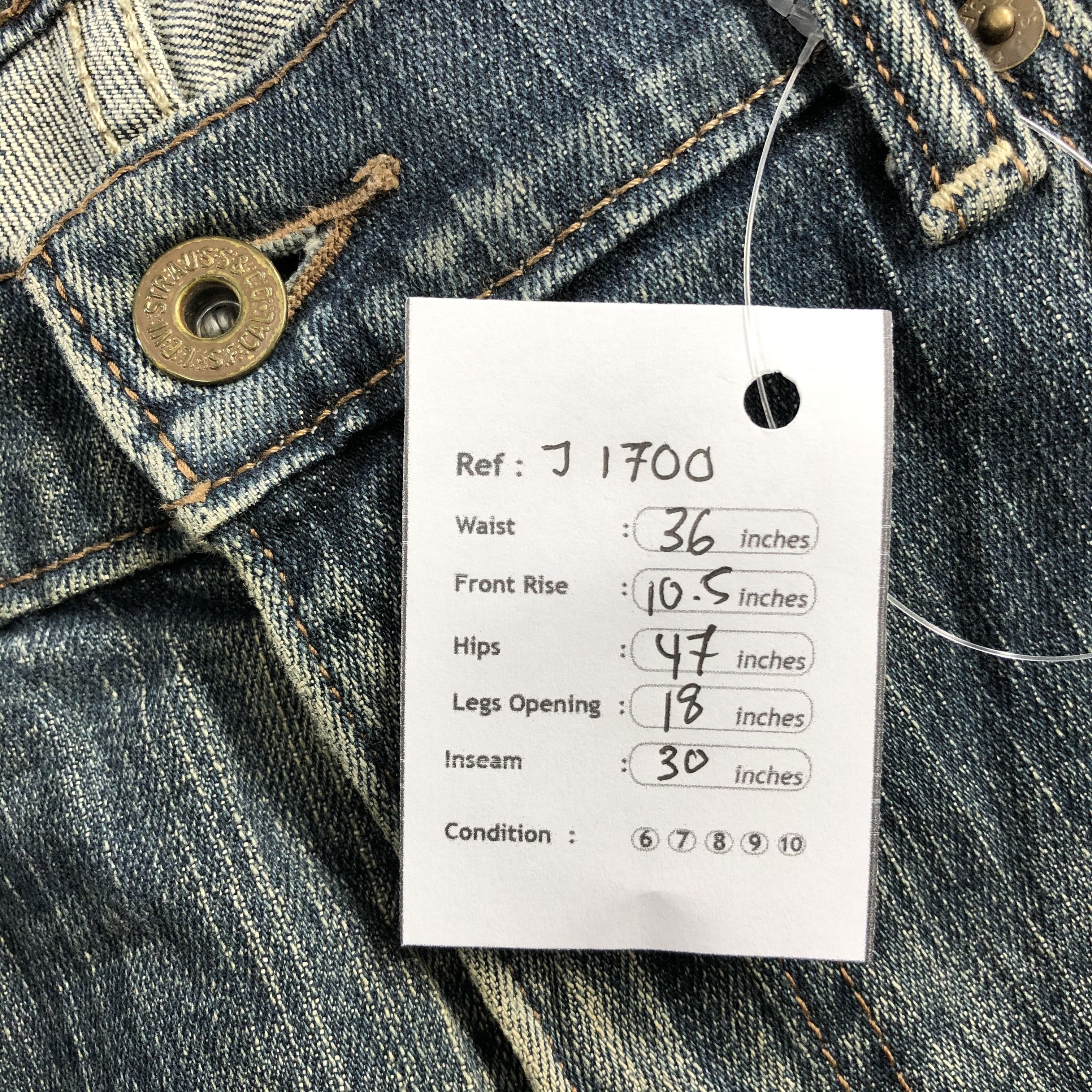 Levi's Vintage Levis 559 Earth Tone Jeans-J1700 Size US 36 / EU 52 - 14 Thumbnail