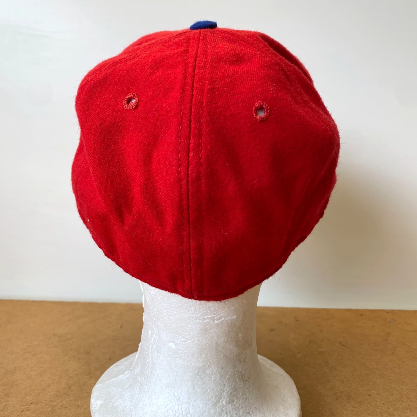 New Era VINTAGE New Era Baseball Hat Red Blue White Size 7 Bears Red Sox - Hat - Unisex Adults - Red - 7 - USA - Baseball Cap - Mens / Womens Size ONE SIZE - 4 Thumbnail