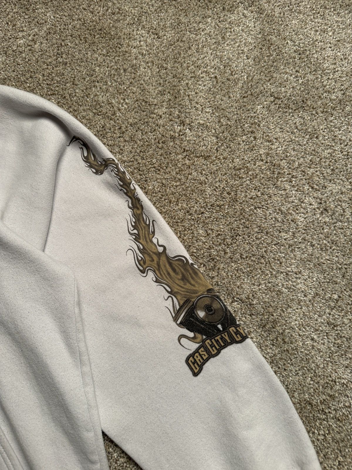 Other WHITE GAS CITY CYCLES PULLOVER HOODIE Size US M / EU 48-50 / 2 - 3 Thumbnail