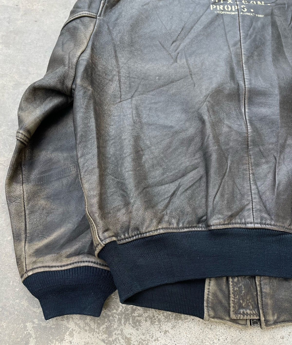 Avirex 🔥Vintage 80's Avirex Goat Skin Flight Bomber Leather Jacket Size US S / EU 44-46 / 1 - 14 Thumbnail
