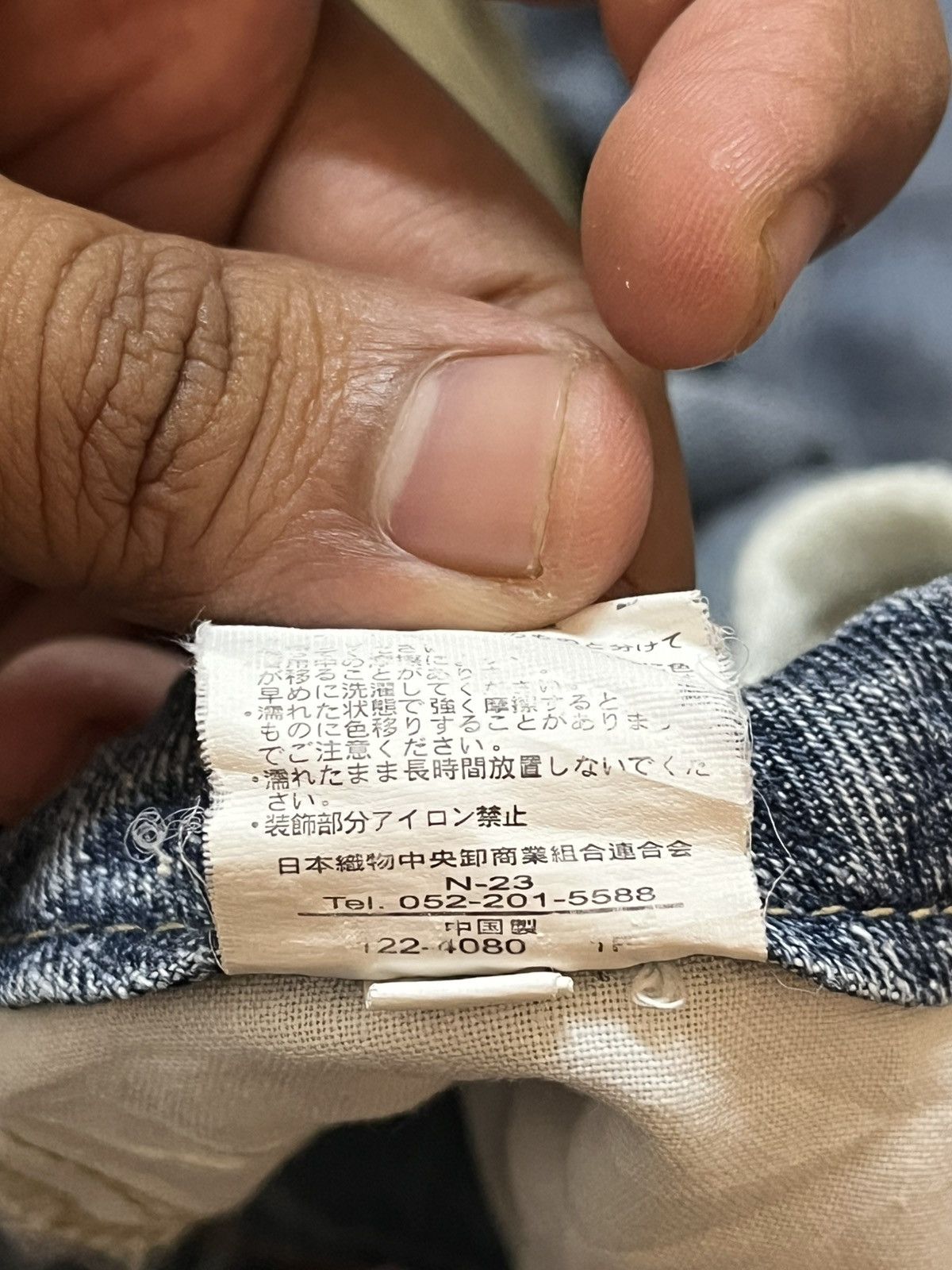 Japanese Brand Vintage Japanese Brand Embroidery Honeycomb Denim Size US 33 - 10 Thumbnail