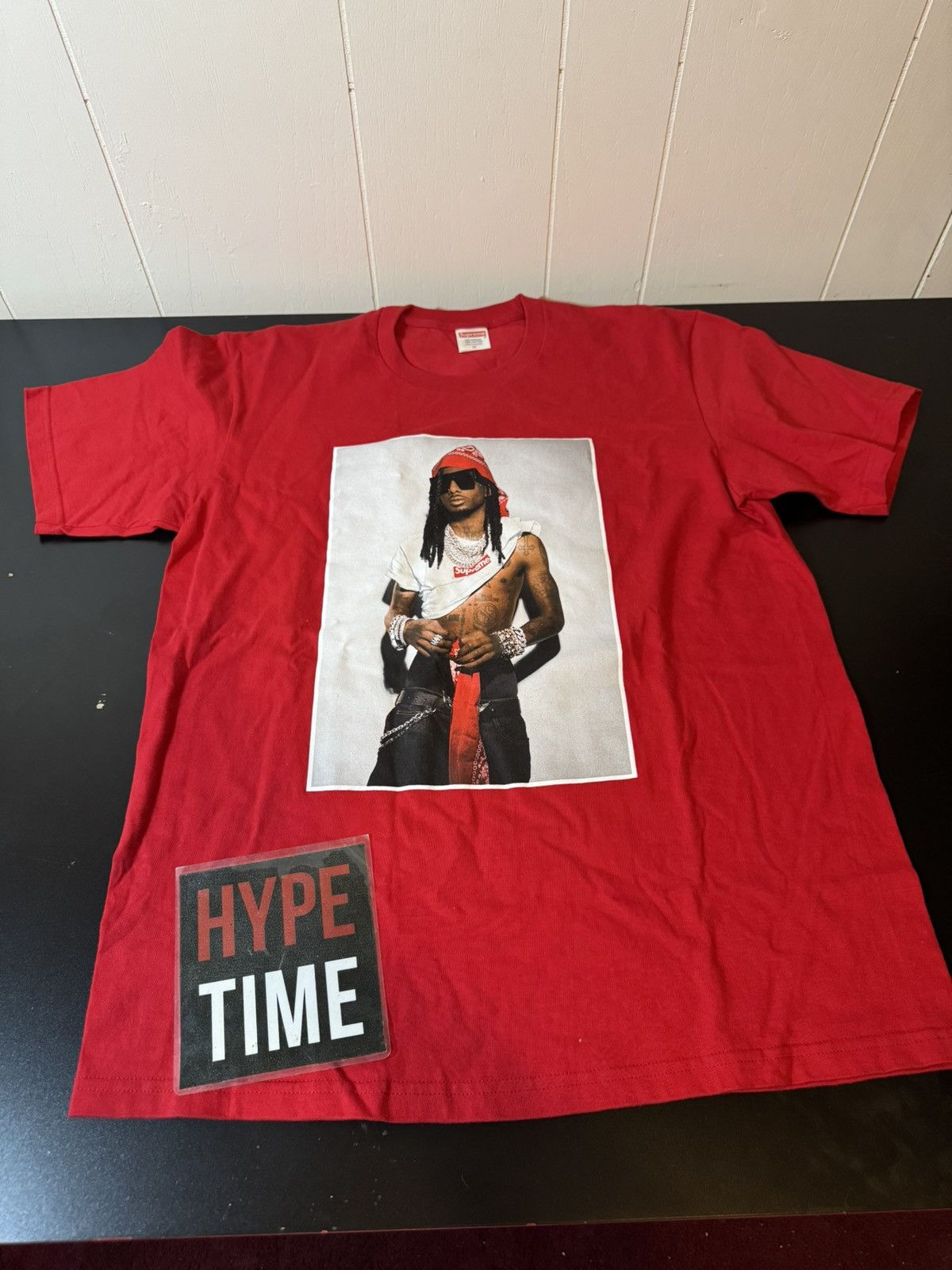 Supreme Supreme playboi carti photo tee Size US M / EU 48-50 / 2 - 1 Thumbnail