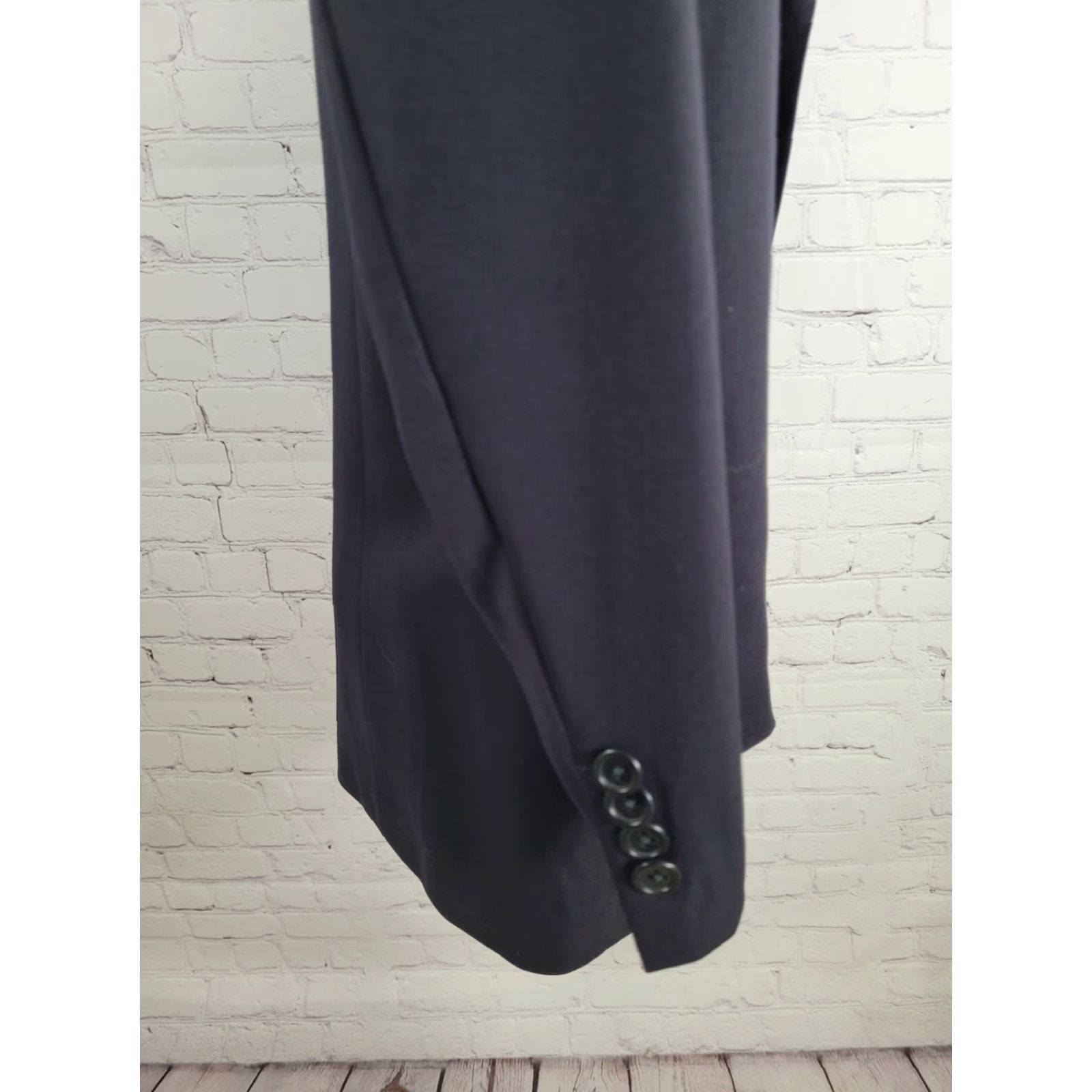Hugo Boss HUGO BOSS Dark Blue Super 100 Galilei Sigma Blazer US 100% Virgin Wool 42L Size 42R - 6 Thumbnail