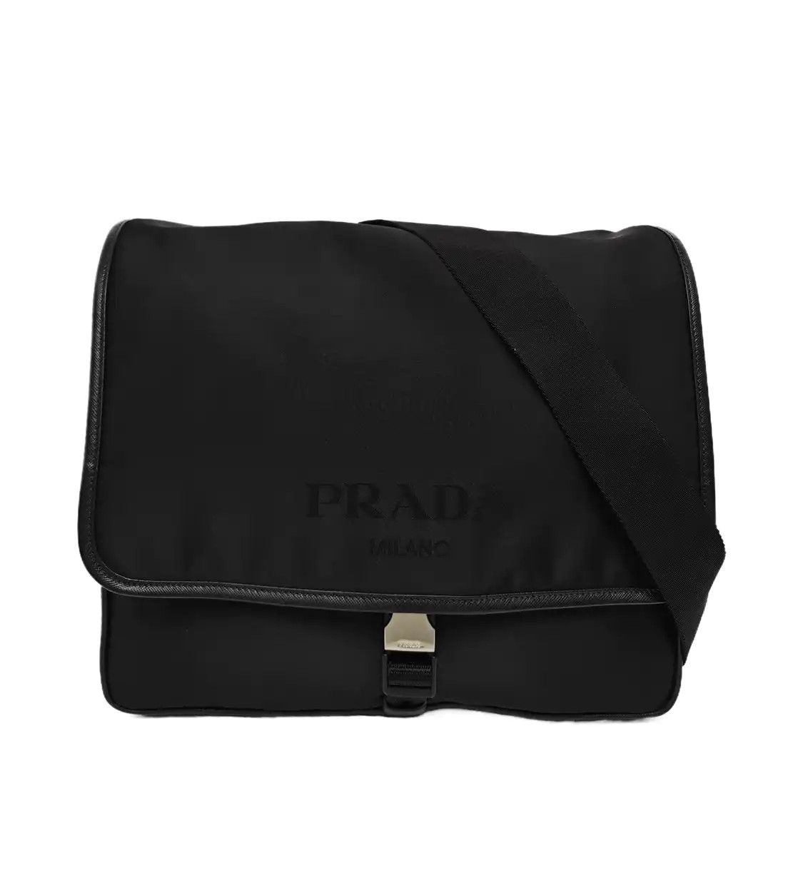 Prada 2VZ092 Prada Crossbody Sling Bag Backpack Nylon Black | Grailed