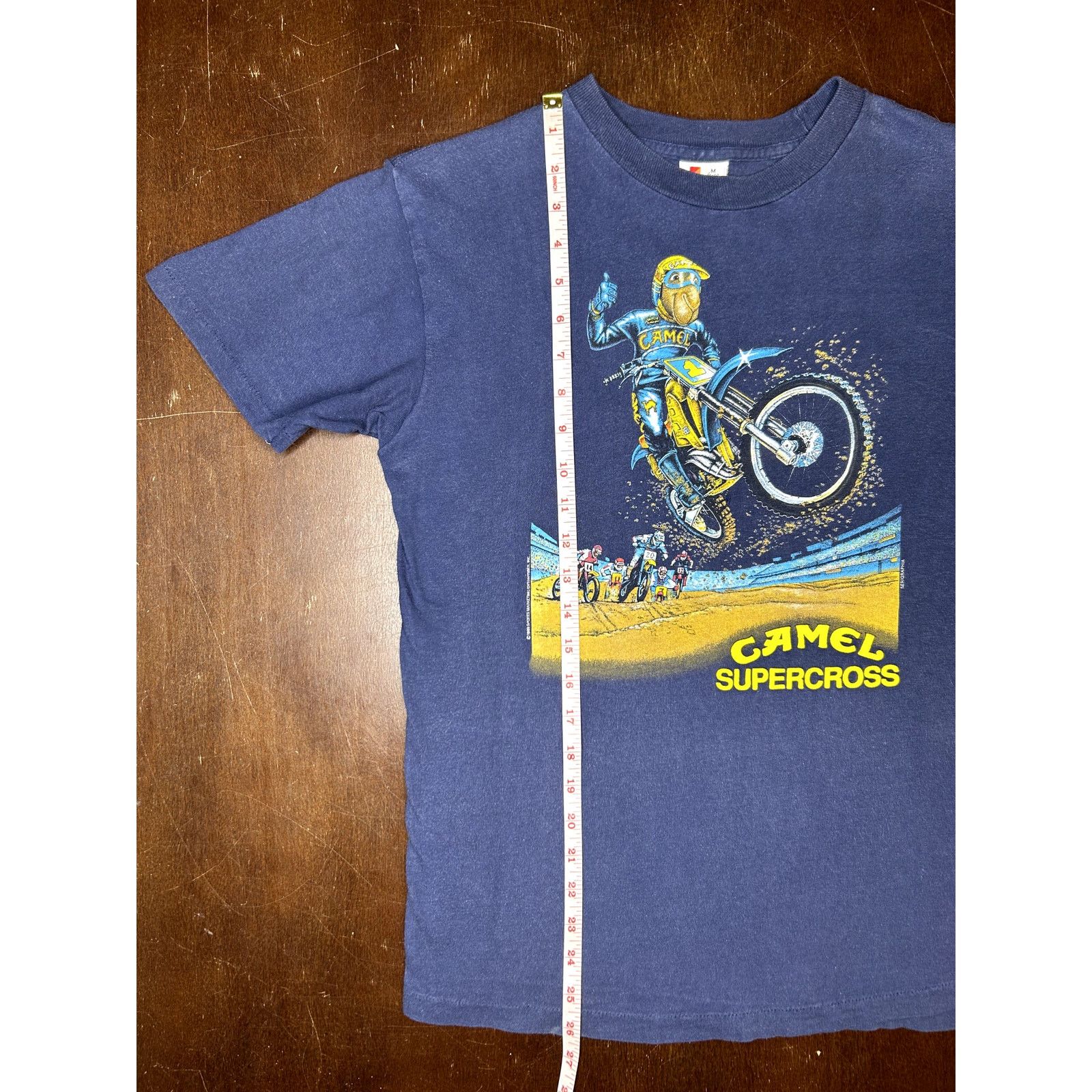 Camel VTG 1989 Camel Supercross Motocross Short Sleeve Shirt Rare Size US M / EU 48-50 / 2 - 7 Thumbnail