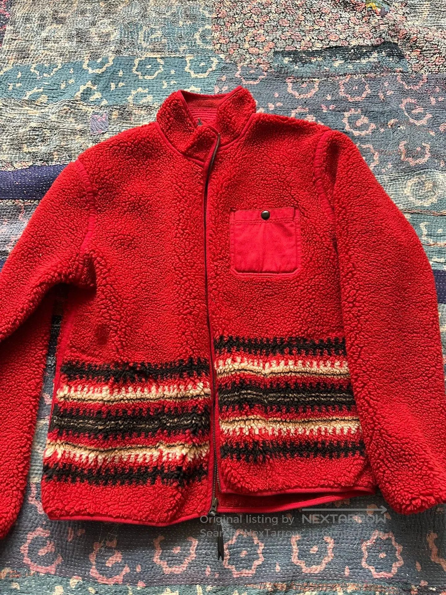 RRL Ralph Lauren RRL Red Striped Jacket Coat. Size US M / EU 48-50 / 2 - 1 Thumbnail