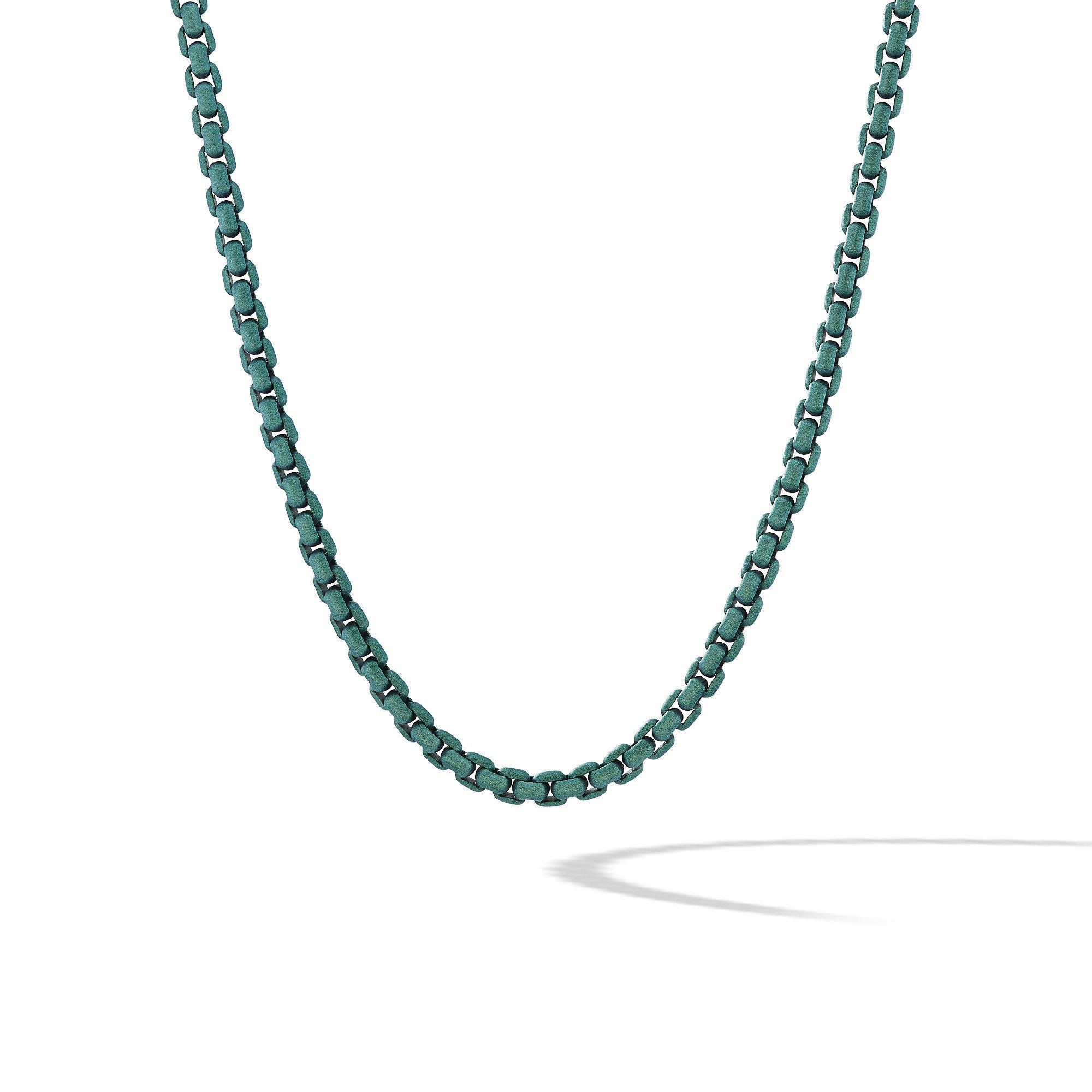 David Yurman o1w1db10525 N17517 Necklace in Green Acrylic with 14K Gold Size ONE SIZE - 1 Thumbnail