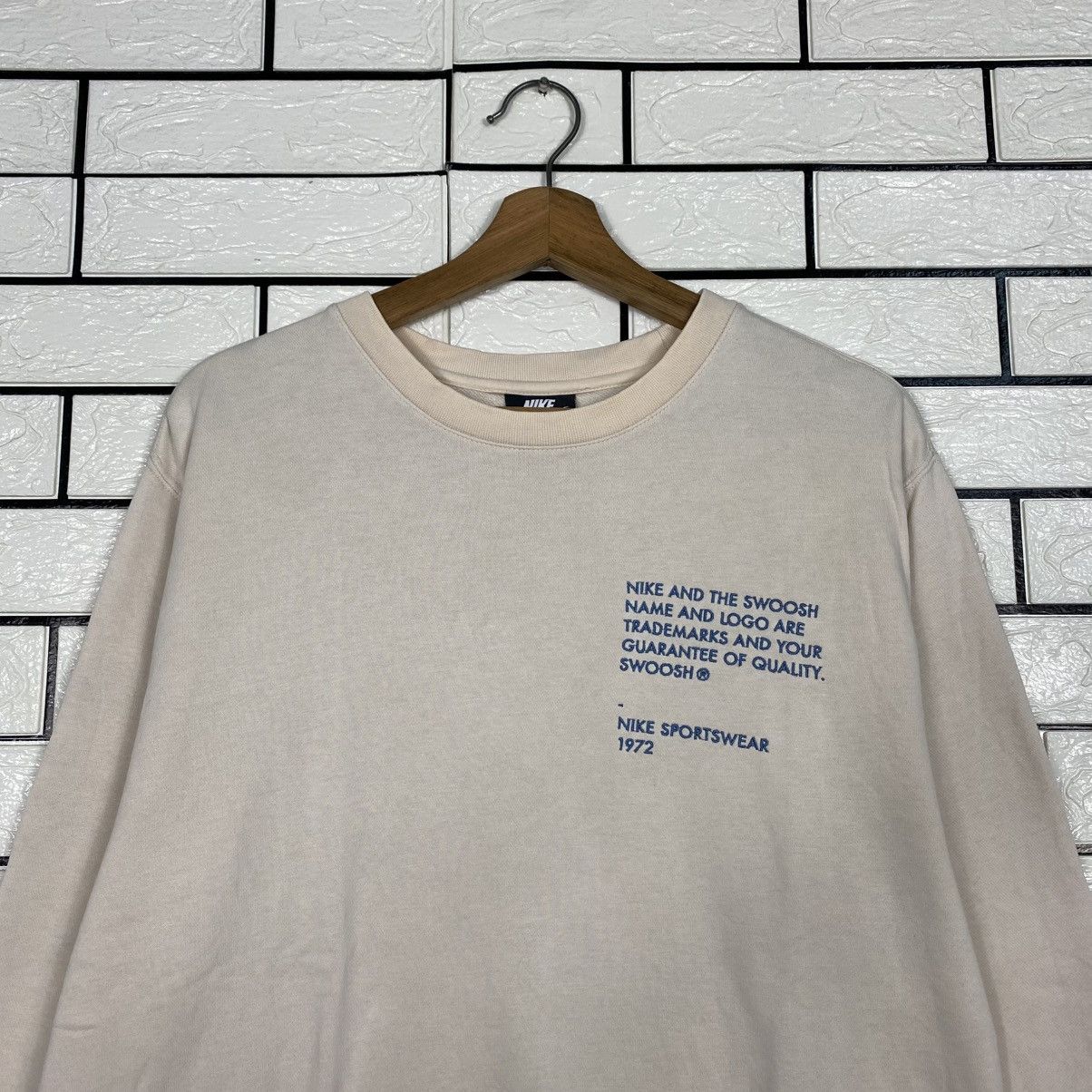 Nike 📌Jumper Sweatshirt Nike Big Style Swoosh Logo Size US L / EU 52-54 / 3 - 4 Thumbnail
