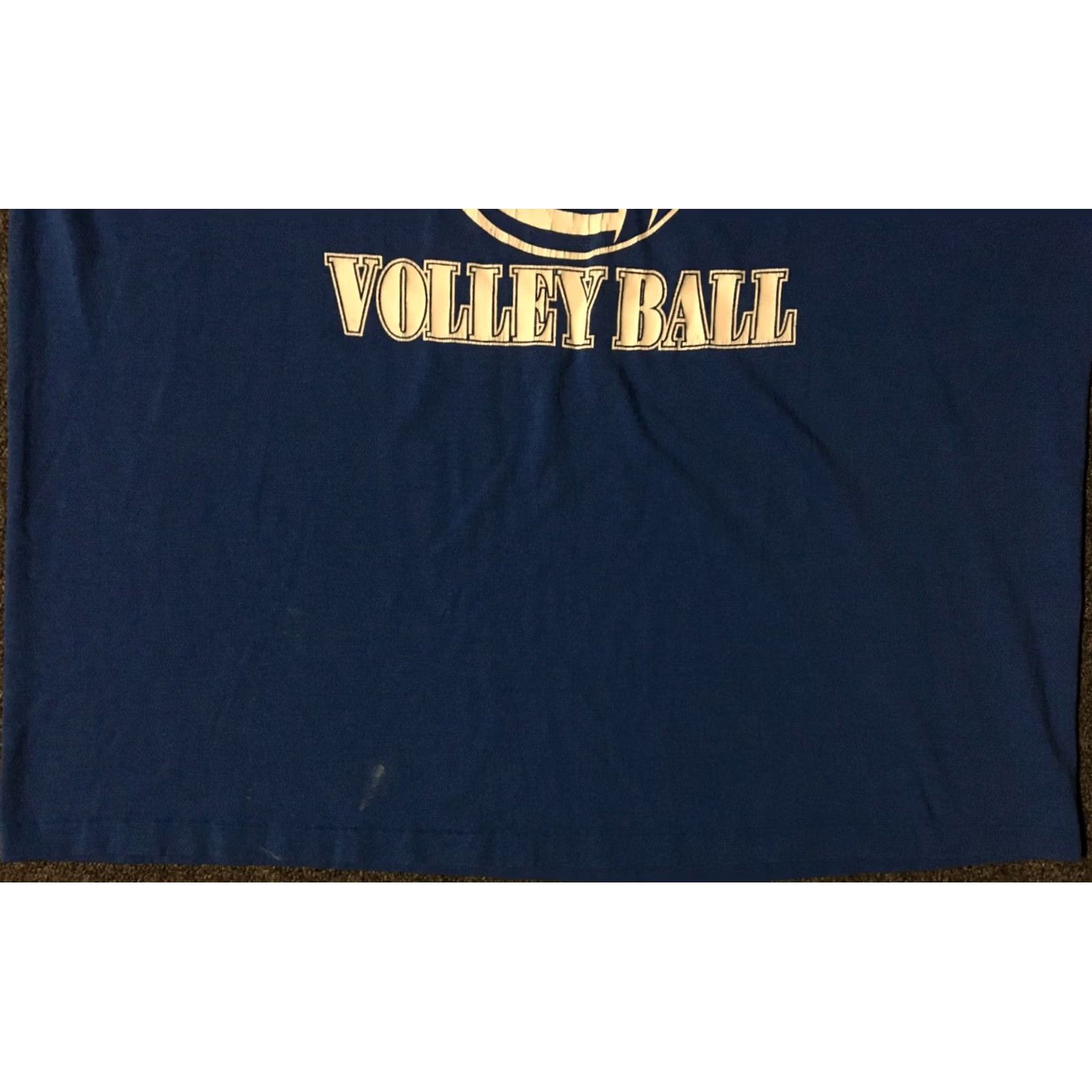 Vintage VINTAGE Fort Riley Volleyball Shirt XL Blue Men T-Shirt 90s Grunge Military USA Marine Navy Seal PFU Rock Retro 90s Size US XL / EU 56 / 4 - 3 Thumbnail