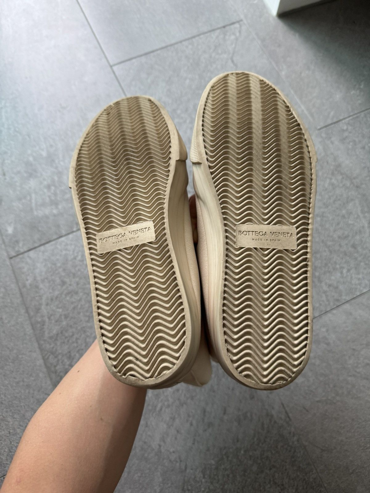 Bottega Veneta [9.5] Bottega Veneta Canvas Hightop Sneakers Size US 9.5 / EU 42-43 - 8 Thumbnail