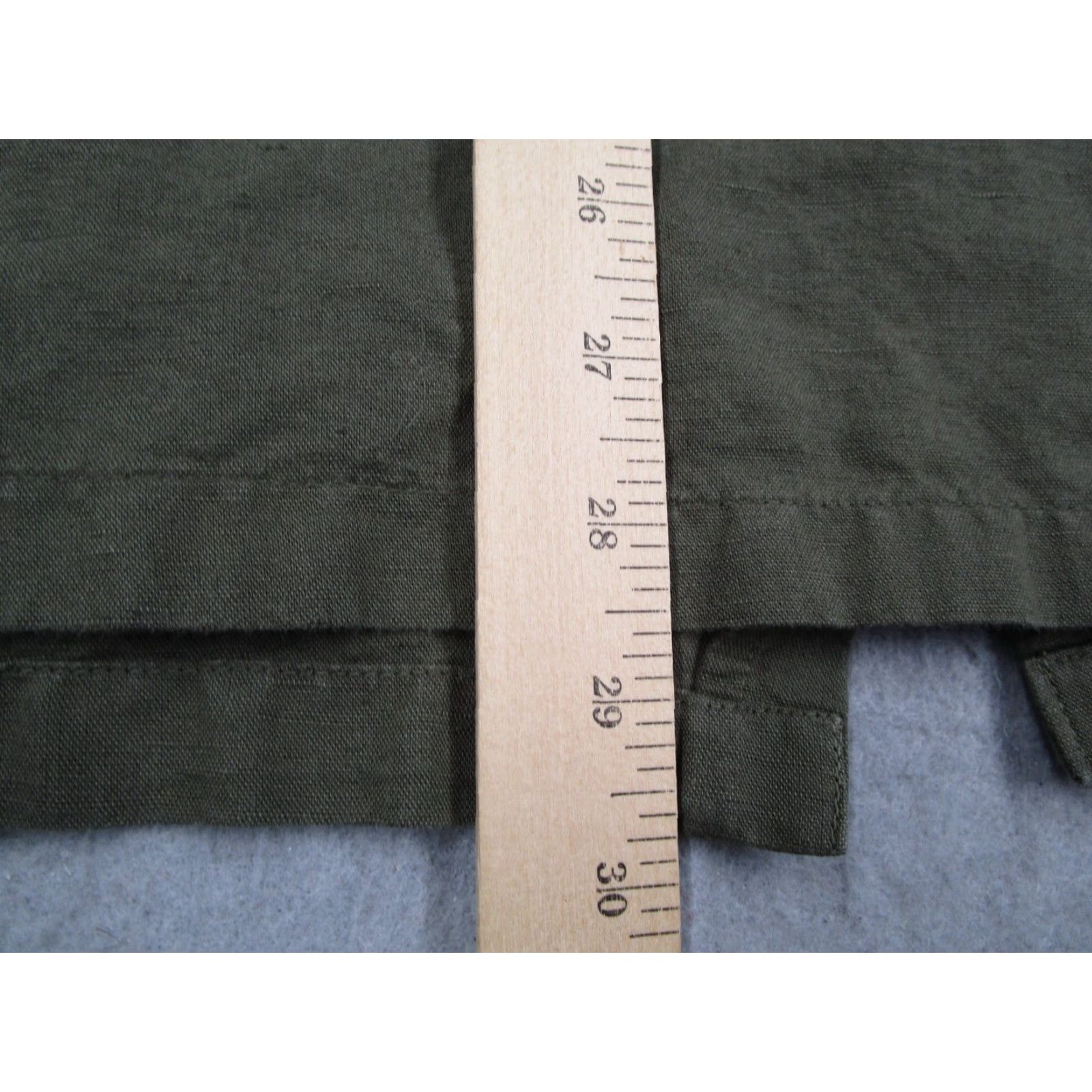 Abercrombie & Fitch Abercrombie & Fitch Shirt Mens 2XL Green Linen Button-Up Long Sleeve Casual Workwear Travel Bohemian 90s? Size US XXL / EU 58 / 5 - 6 Thumbnail