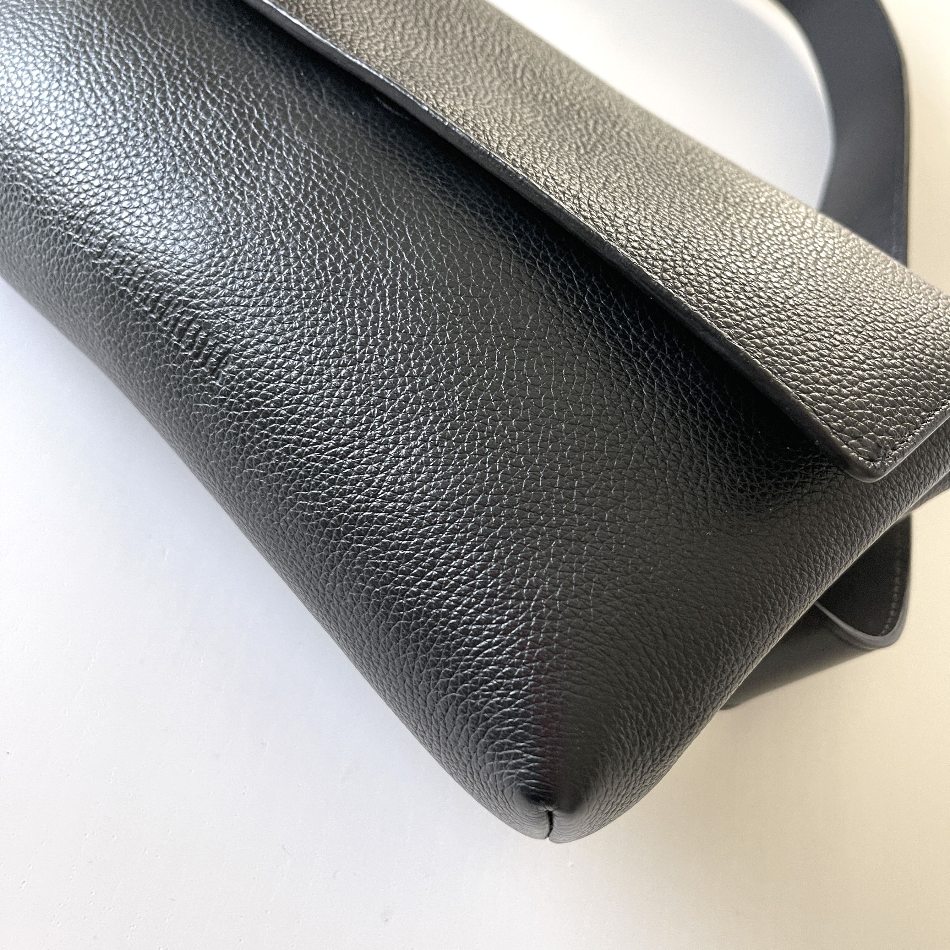 Ann Demeulemeester ANN DEMEULEMEESTER Arta Black Leather Waist Bag Size ONE SIZE - 14 Thumbnail