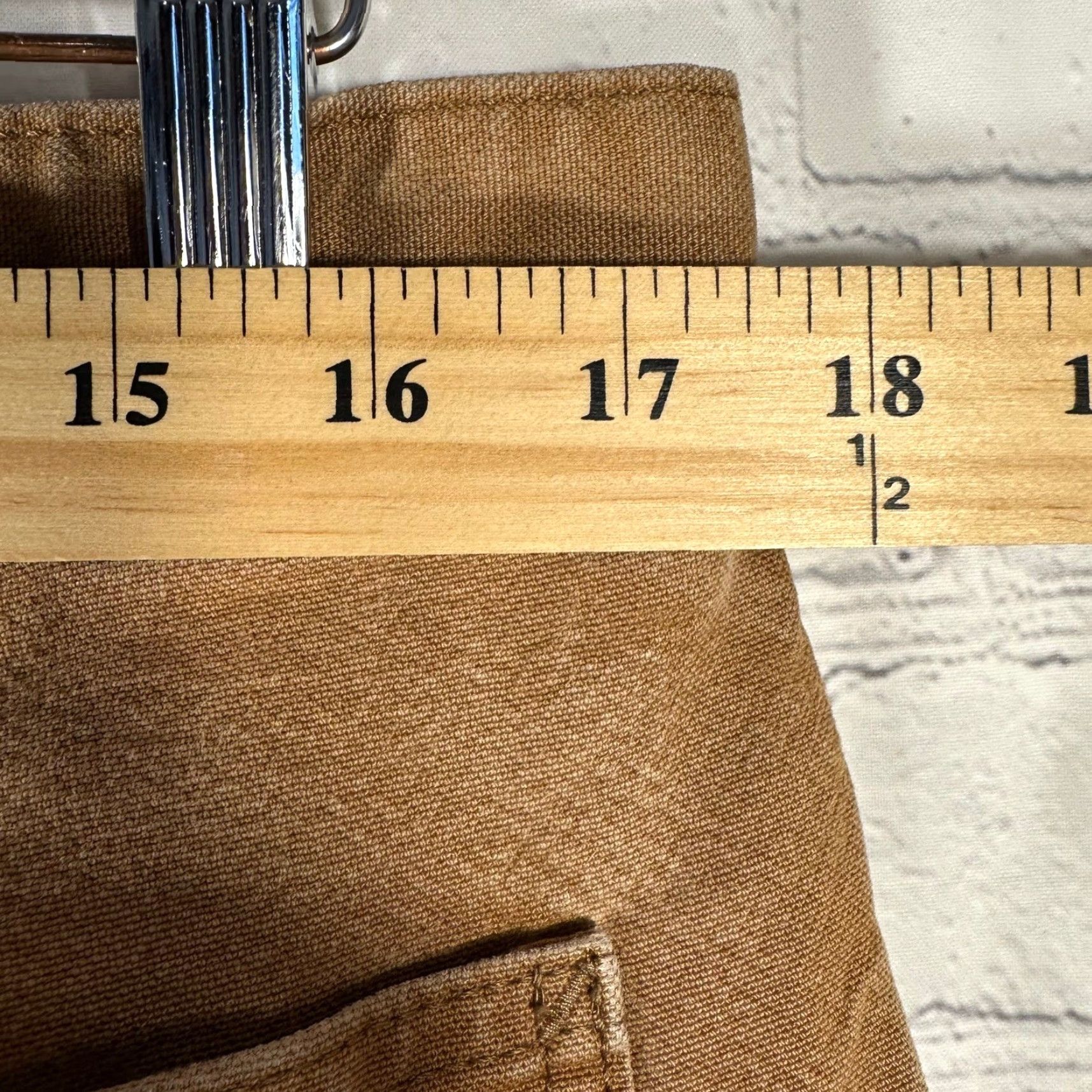 Carhartt VINTAGE Carhartt Mens Double Front Duck Canvas Carpenter Work Pants Brown 36x36 BN3339-M Size US 36 / EU 52 - 6 Thumbnail