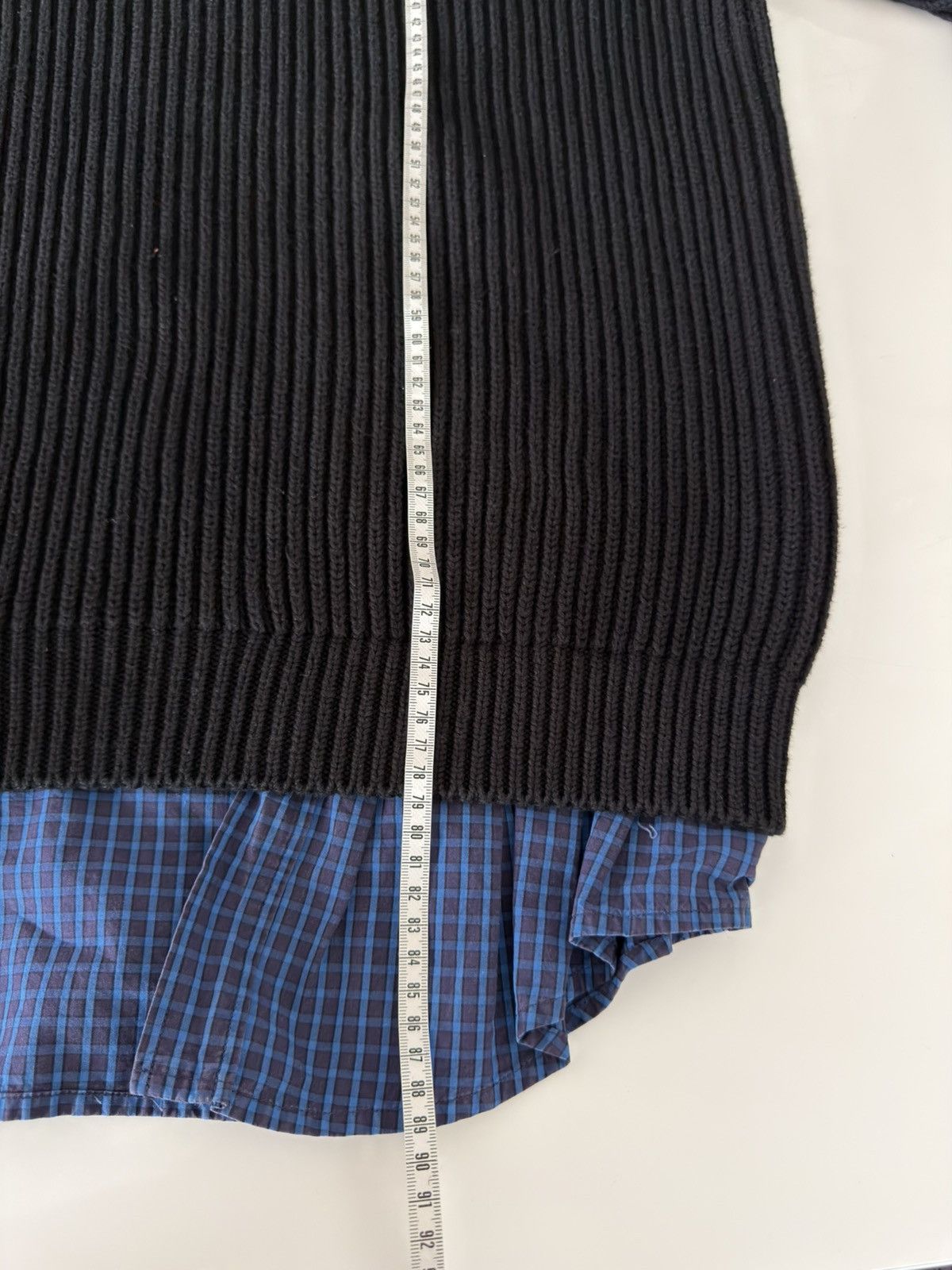 Balenciaga *RARE* BALENCIAGA DEMNA KNITTED CREWNECK MAILLE LAYER SHIRT Size US M / EU 48-50 / 2 - 16 Thumbnail
