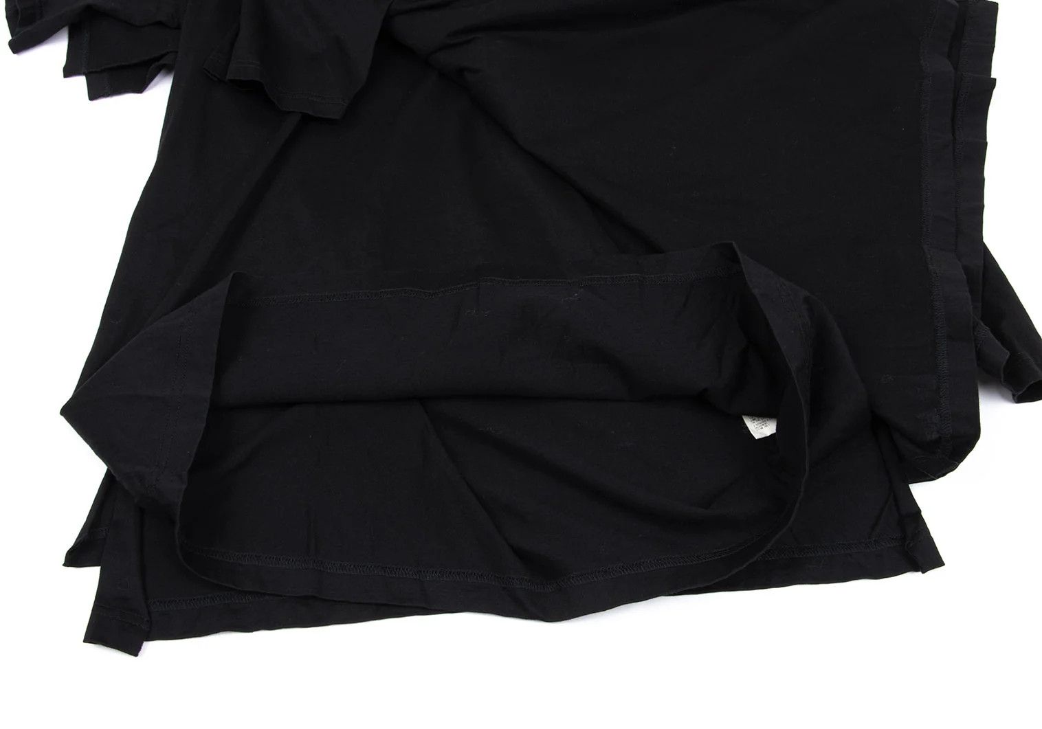 Yohji Yamamoto Yohji Yamamoto Cotton Triple Layered T-Shirt Black 2 Size US M / EU 48-50 / 2 - 11 Thumbnail