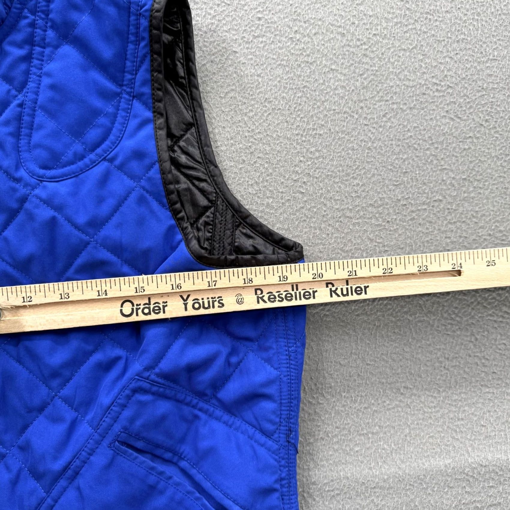 Ralph Lauren Lauren Ralph Lauren Vest Womens Medium Reversible Quilted Full Zip Black/Blue Pockets L-RL Logo Size M / US 6-8 / IT 42-44 - 5 Thumbnail