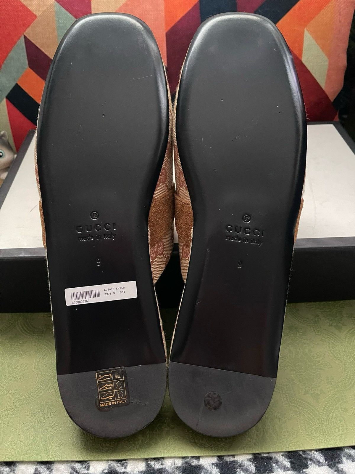 Gucci Brown Pericle GG Horsebit Slip-on Shoes Size US 9 / EU 42 - 11 Thumbnail