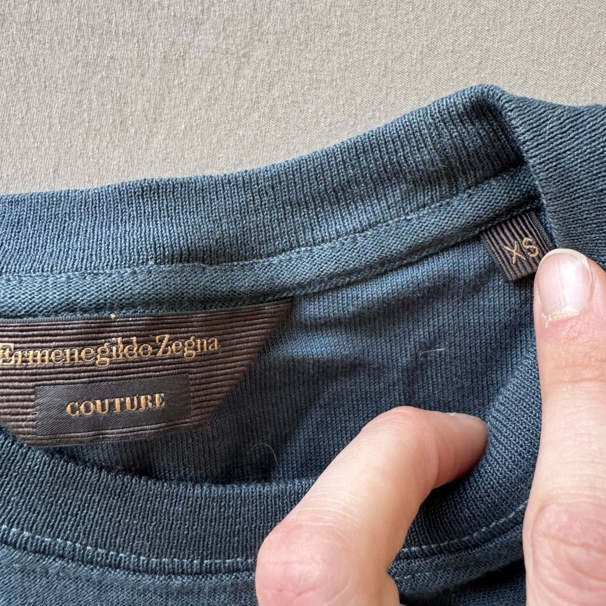 Ermenegildo Zegna Ermenegildo Zegna Embroidered Floral Tee Size US XS / EU 42 / 0 - 6 Thumbnail