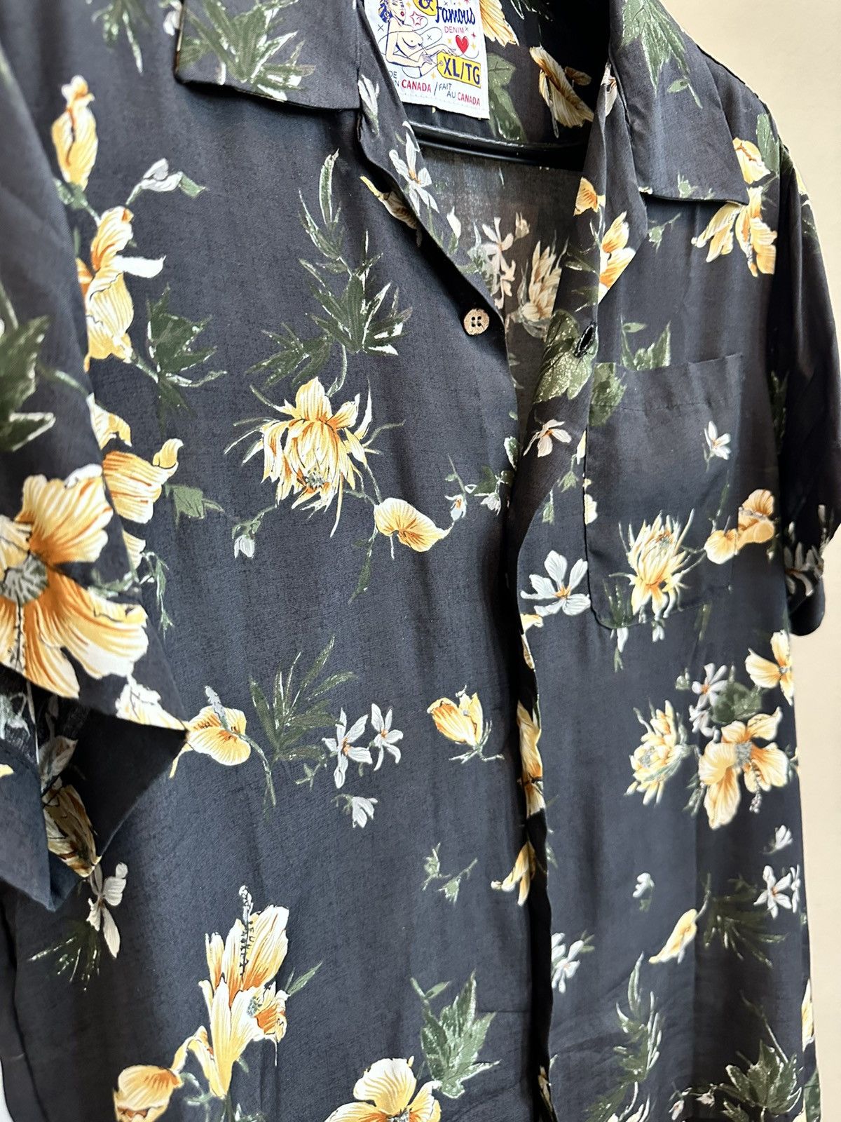 Naked & Famous Naked & Famous - Aloha Shirt Silky Flowers (XL) Size US XL / EU 56 / 4 - 4 Thumbnail