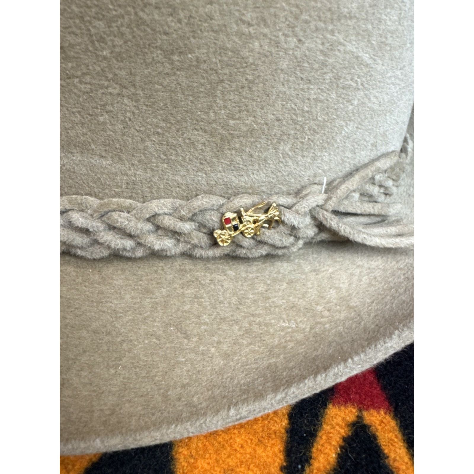Coach VINTAGE Golden Coach By Dobbs Fur Felt Hat Cap 7 1/4 Good pre owned condition Mens Size ONE SIZE - 2 Thumbnail