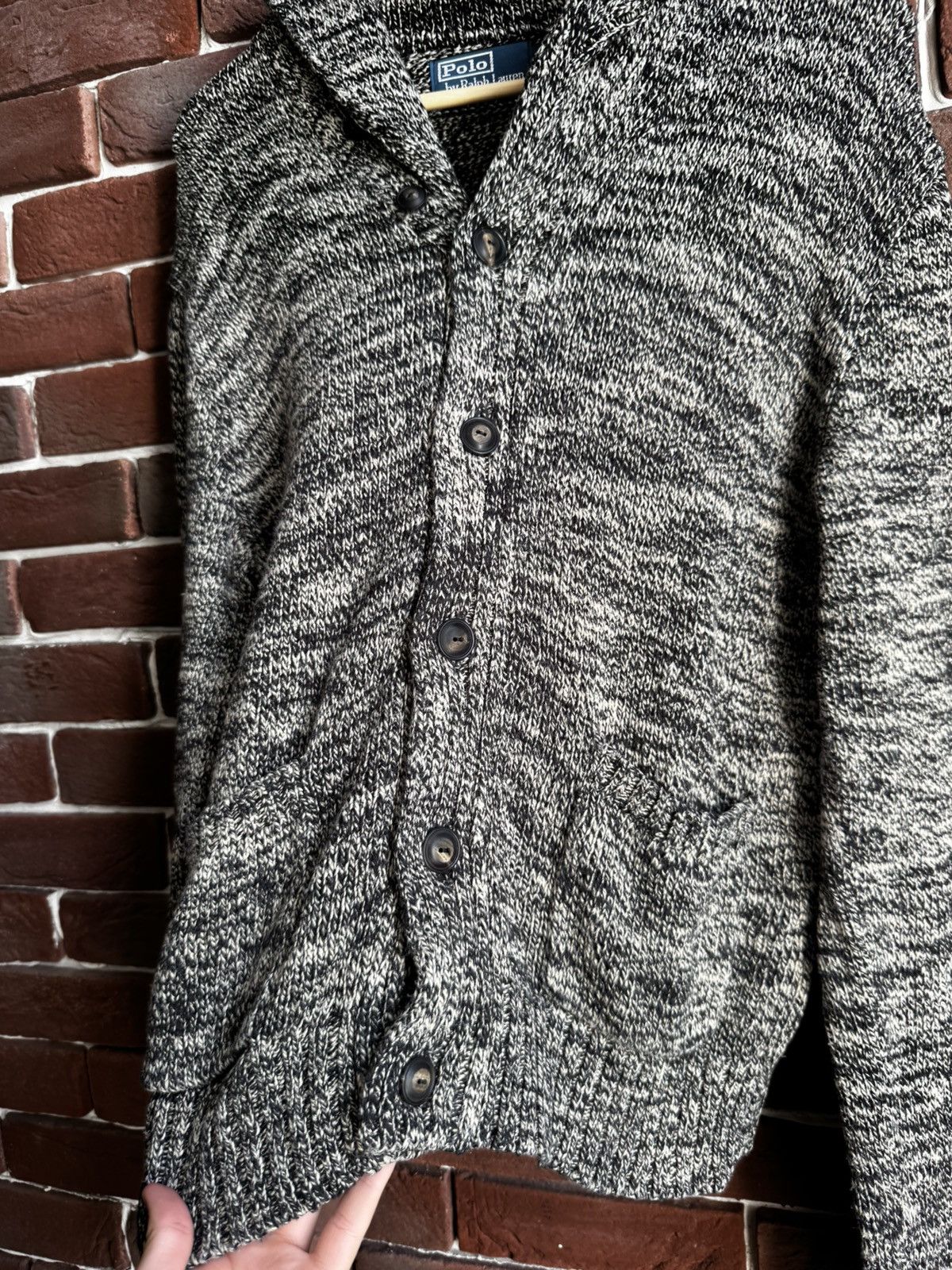 Vintage Rare Polo Ralph Lauren Knit Cardigan Sweater Hype Y2K Size US M / EU 48-50 / 2 - 3 Thumbnail