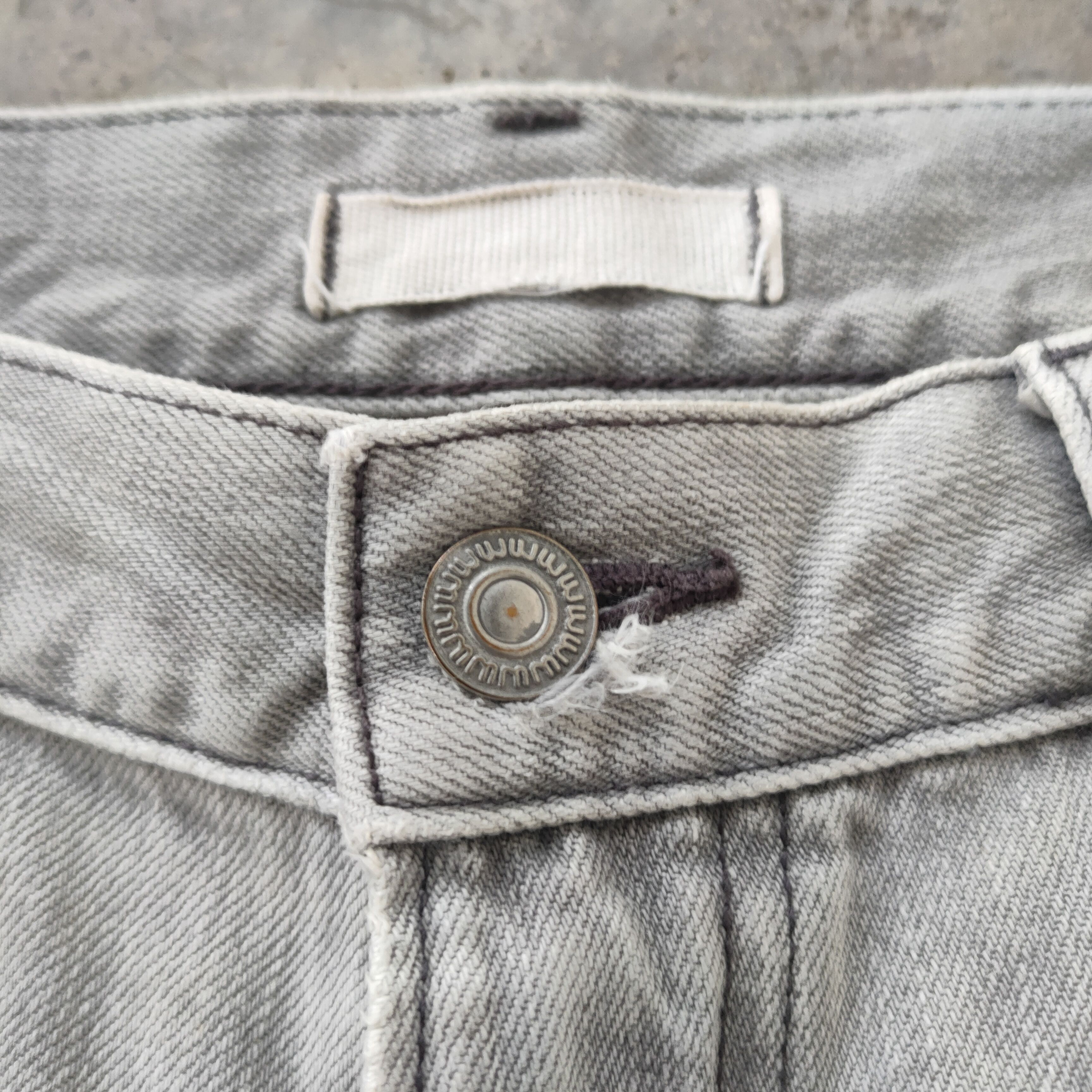 Japanese Brand W32 VINTAGE JAPANESE FADED GREY WHITE JEAN DENIM PANTS Size US 32 / EU 48 - 5 Thumbnail