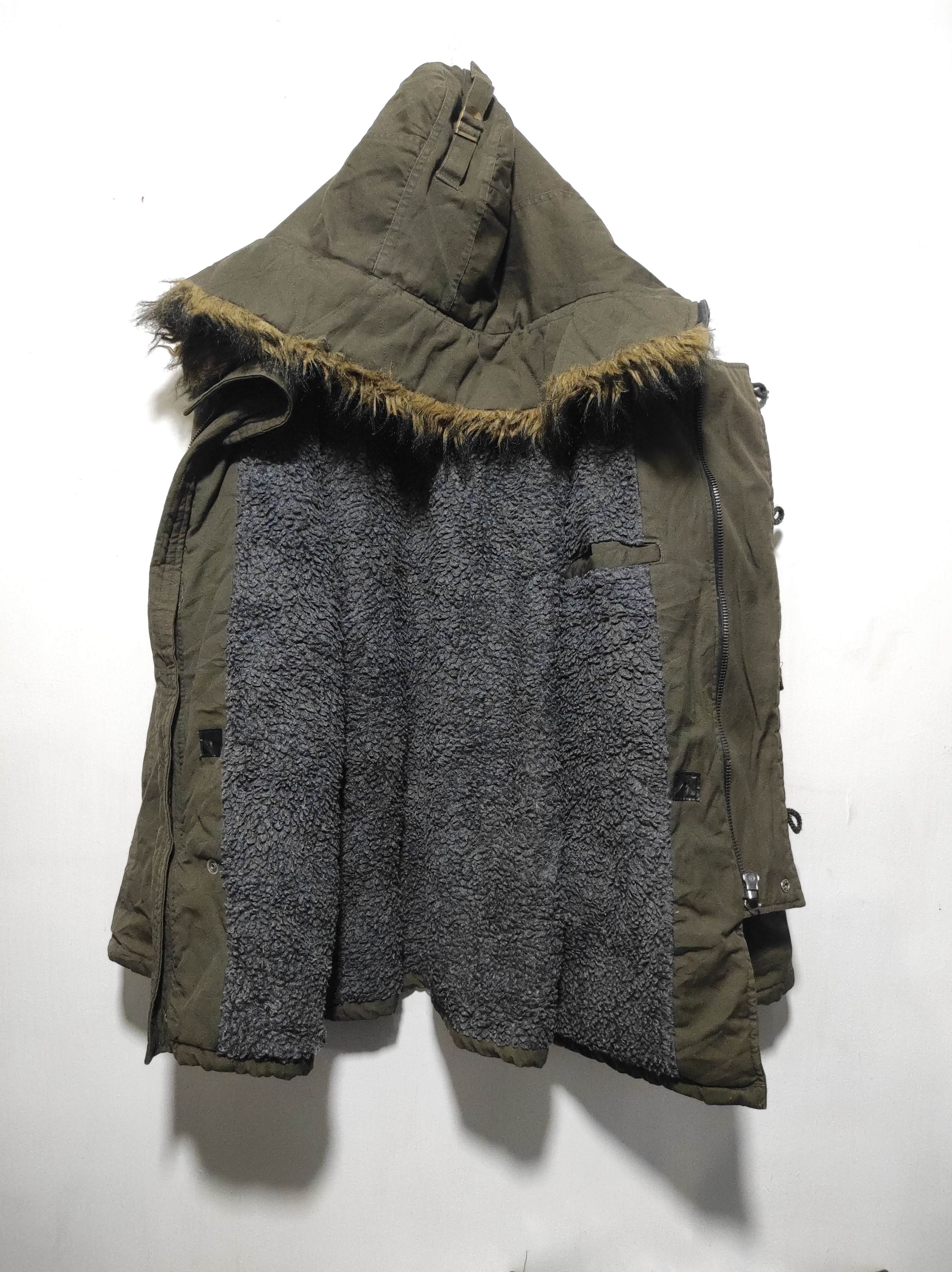 If Six Was Nine MAC EYE Fur Parka Detachable Sherpa Lining Olive N-3B Style Size US L / EU 52-54 / 3 - 12 Thumbnail