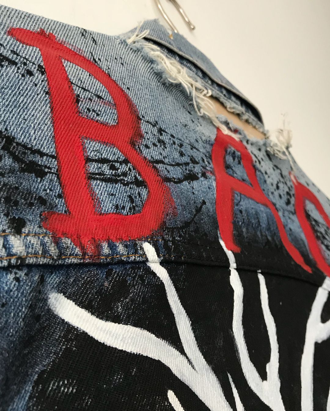 Levi's Vintage Clothing × Vintage XXXTentacion jacket size S Custom levis Jacket Size US S / EU 44-46 / 1 - 3 Thumbnail