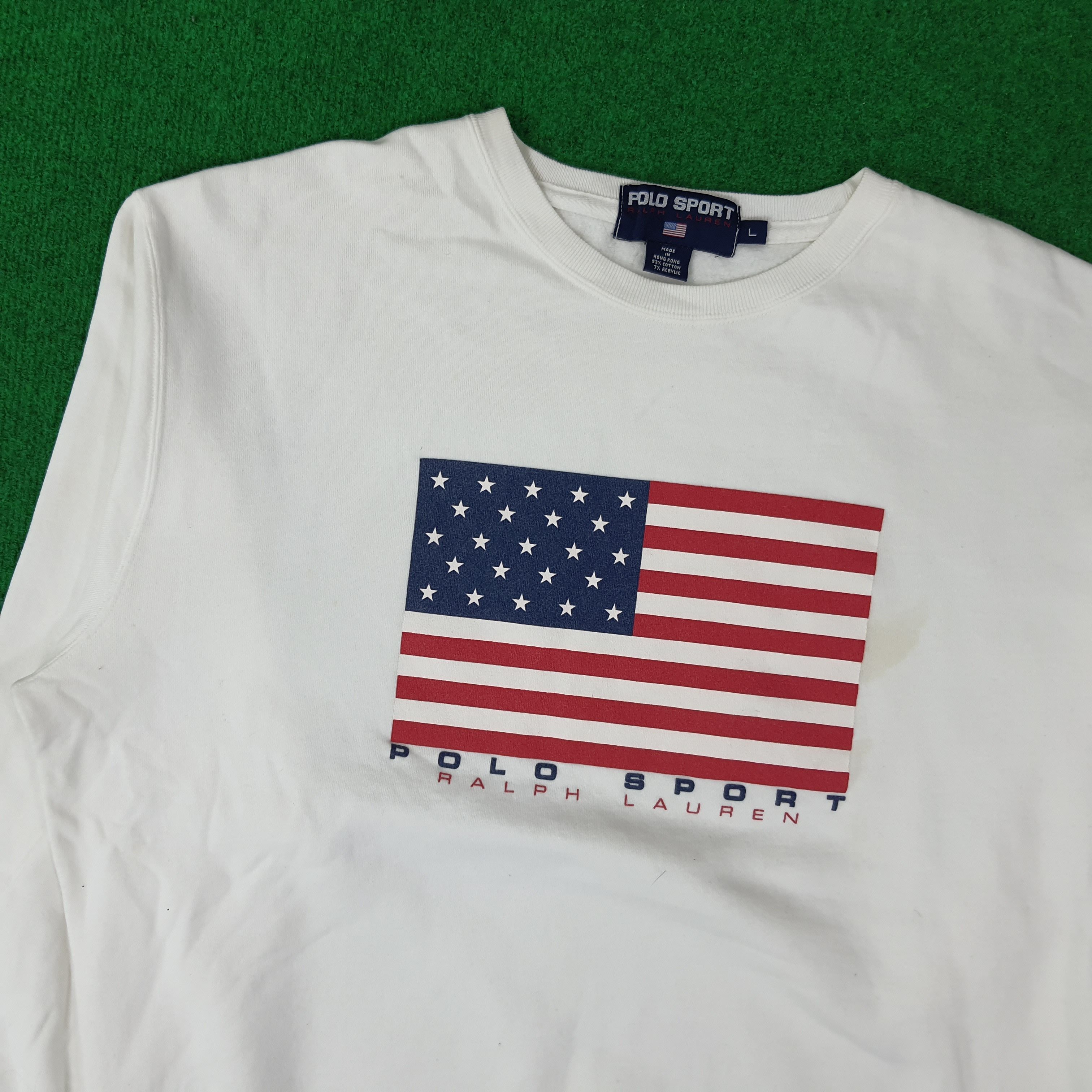 Polo Ralph Lauren Vintage Polo Sports Ralph Lauren USA Sweatshirt C227N16 Size US XL / EU 56 / 4 - 2 Thumbnail