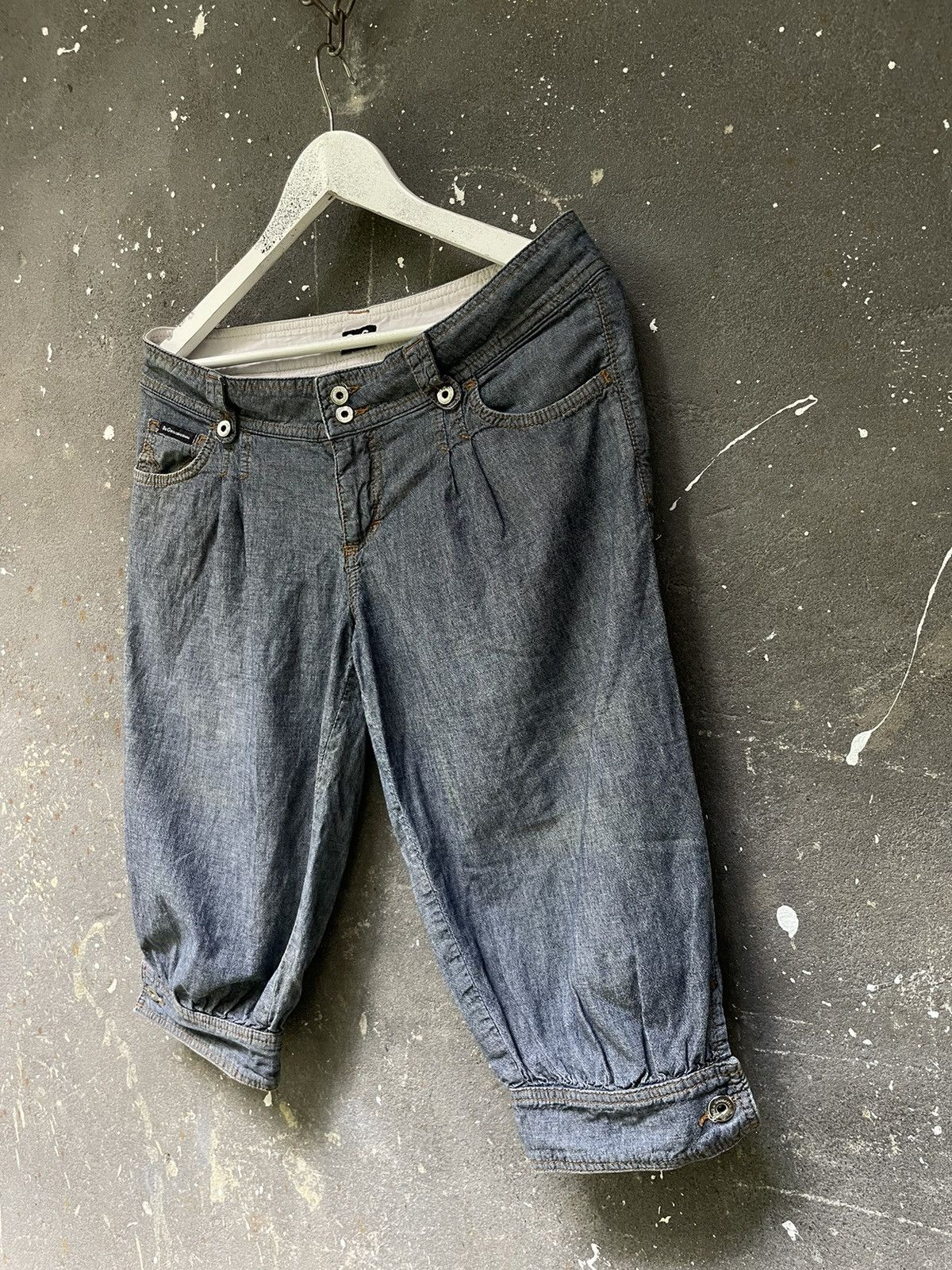 Dolce & Gabbana Vintage Y2K Dolce Gabbana Shorts Bridge 00’s Denim RARE Size 29" - 5 Thumbnail