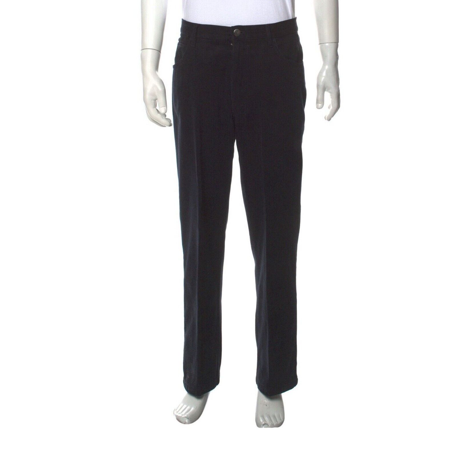 Loro Piana Loro Piana 5 Pocket Cotton Pants 35 Navy Italy Trousers Men Size US 35 - 1 Thumbnail