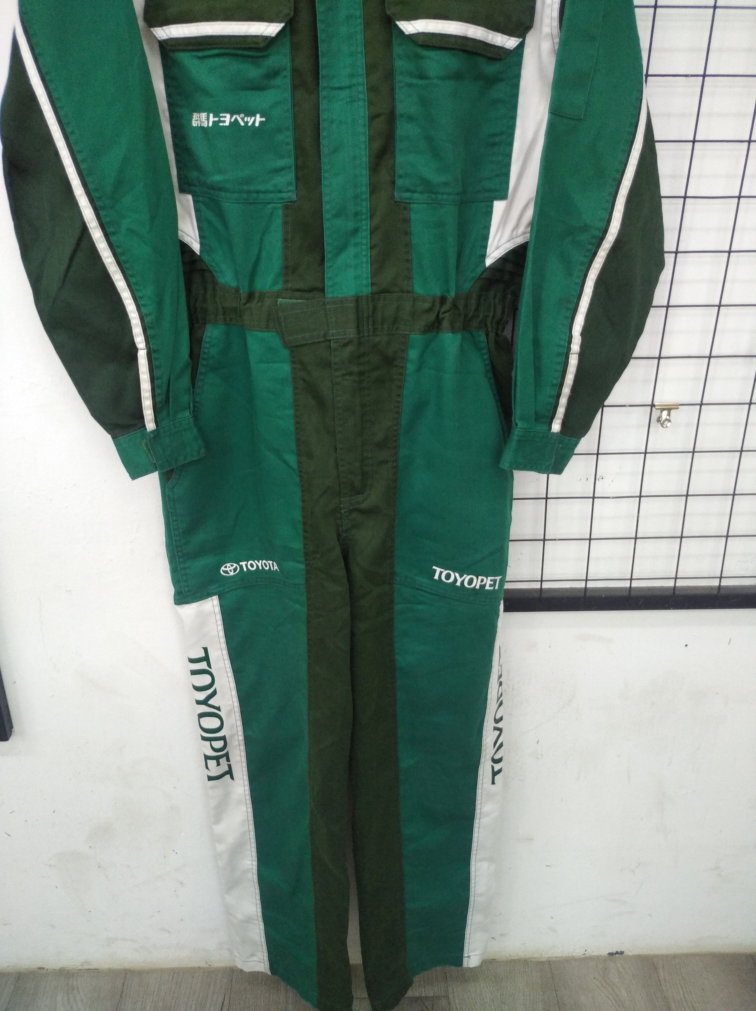 Japanese Brand × Sports Specialties Vintage Toyota Techno Toyopet Overalls Jumpsuits Racing Size US 34 / EU 50 - 3 Thumbnail