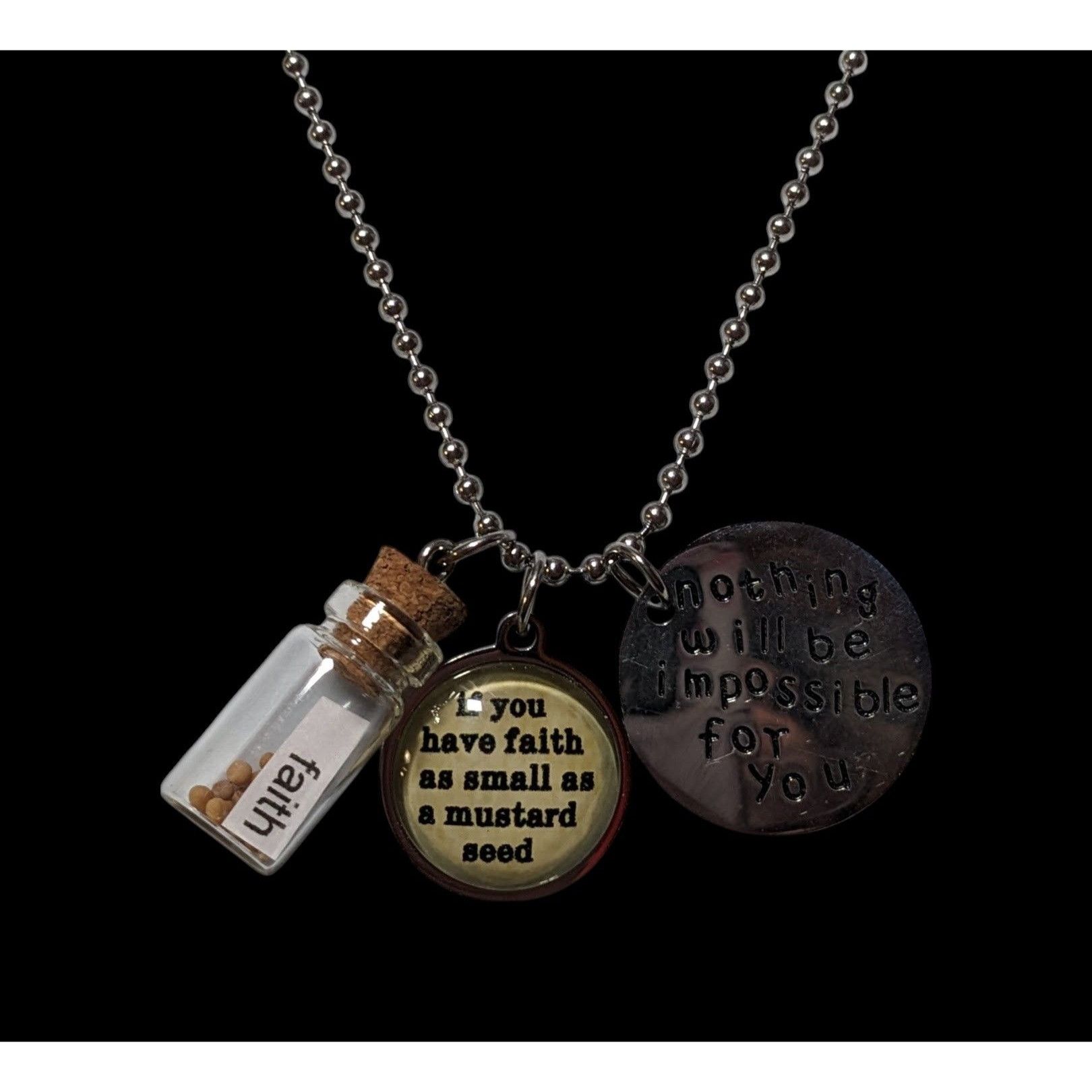 Other Religious Faith Mustard Seed Charm Necklace Size ONE SIZE - 2 Thumbnail