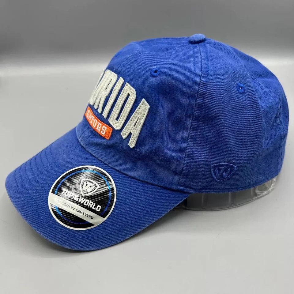 Top Of The World Florida Gators Hat Men Blue Top of the World Strap Back Cap Size ONE SIZE - 2 Thumbnail